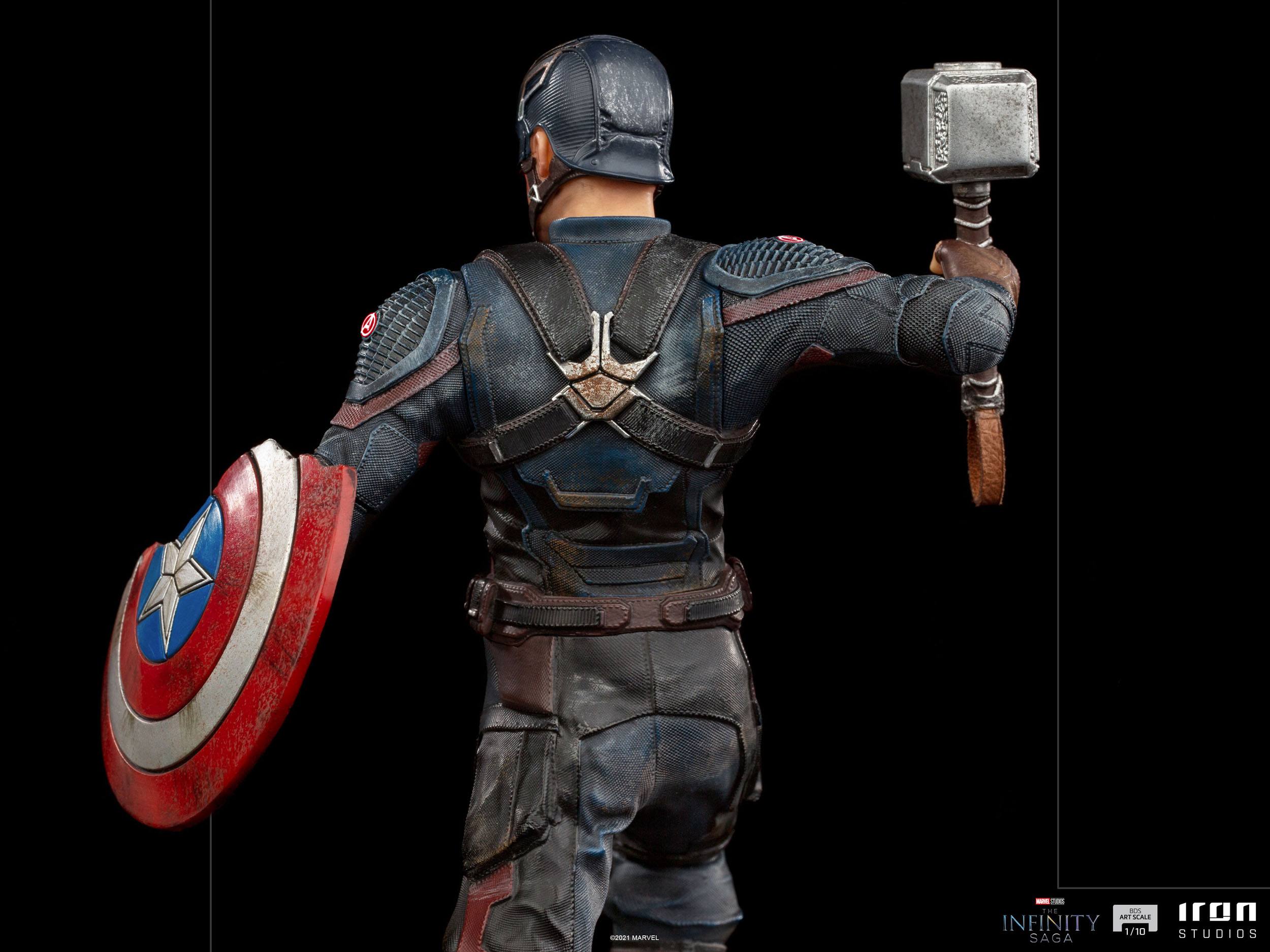 Iron Studios 1/10 Art Scale Marvel The Infinity Saga Captain America Statue