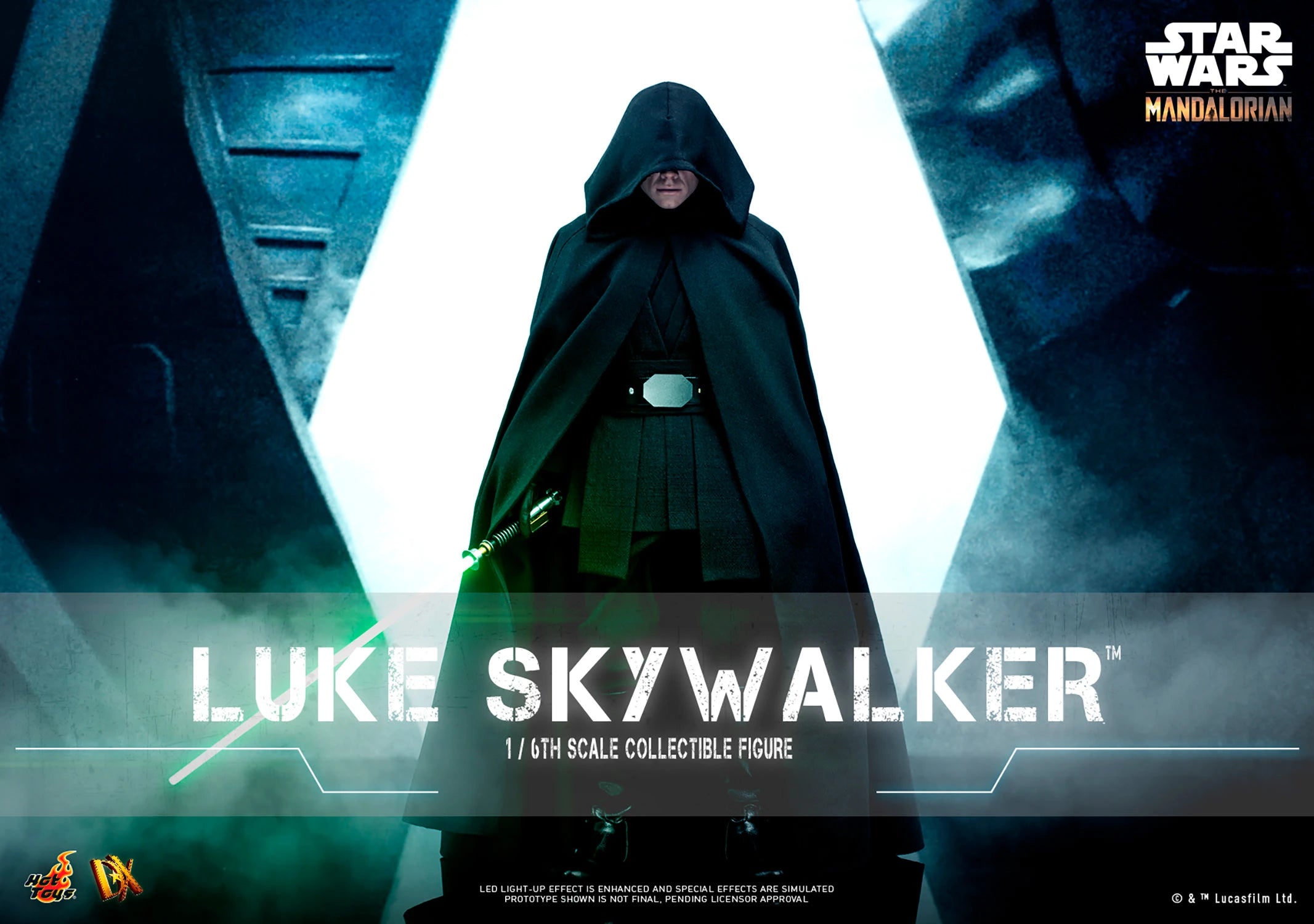 Hot Toys 1/6th Scale Collectible Luke Skywalker Jedi Knight Action Figure
