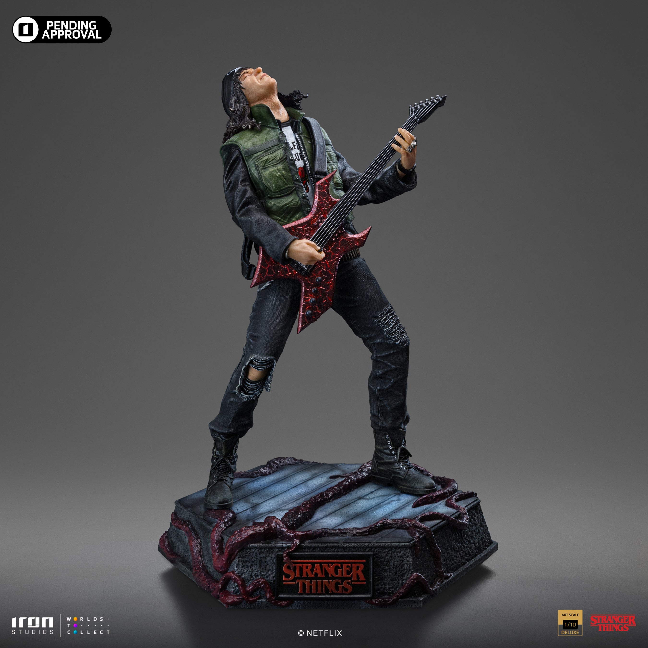 Iron Studios 1/10 Scale Limited Edition Deluxe Stranger Things Eddie Munson Statue