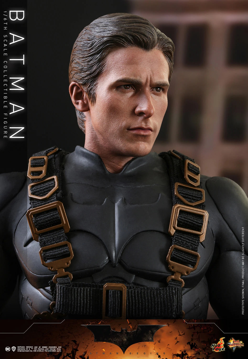 Hot Toys 1/6th Scale Collectible Figure of DC Batman from The Dark Knight and Batman Begins