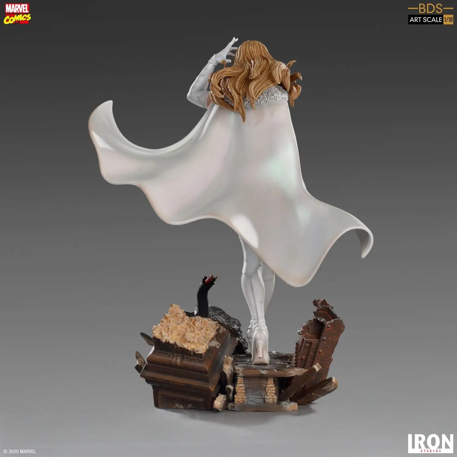 Iron Studios High - Quality 1/10 Scale Marvel Comics BDS Artistic Statue of Emma Frost, the White Queen