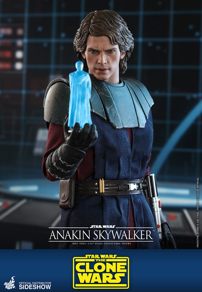 Hot Toys 1/6 Scale Star Wars The Clone Wars Anakin Skywalker Action Figure