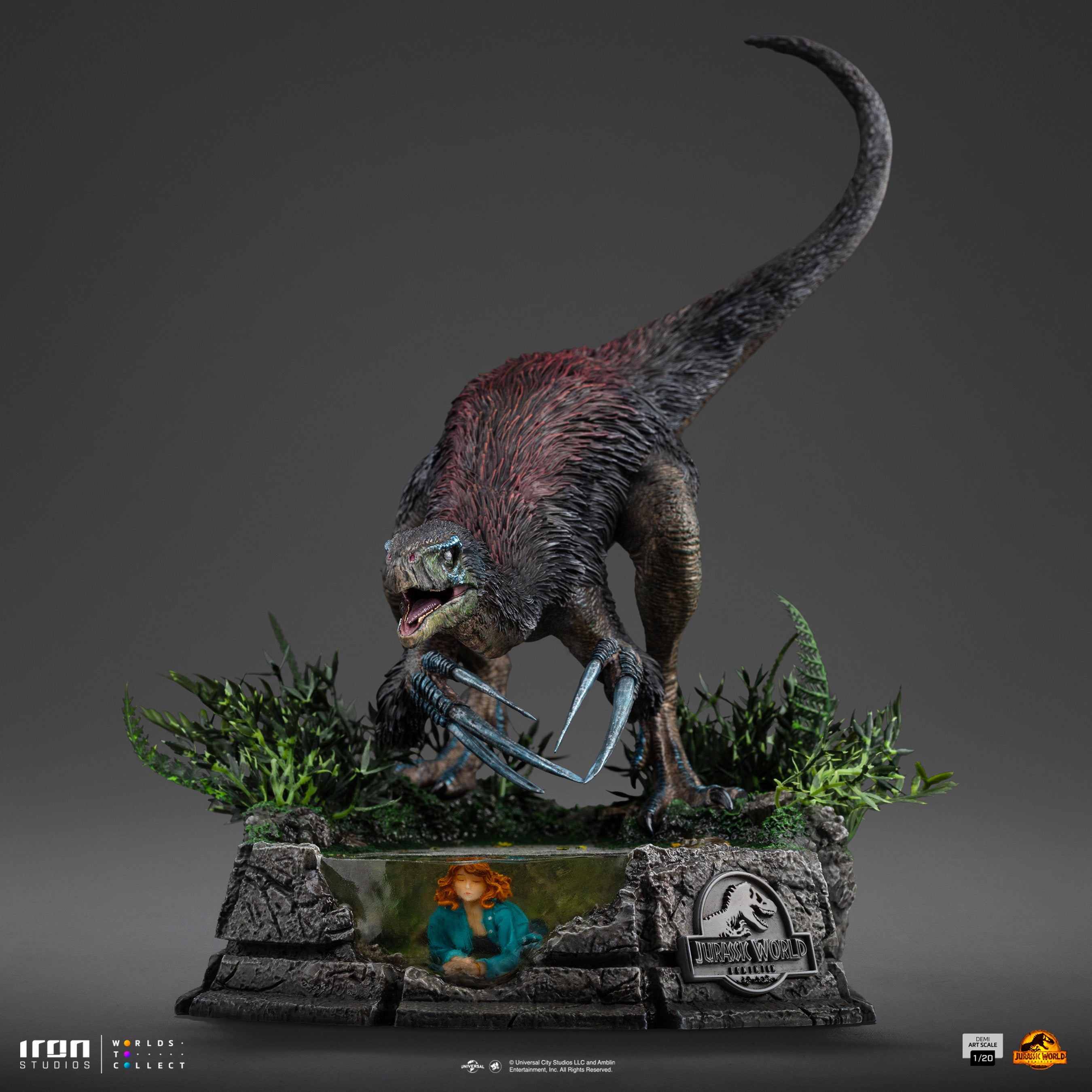 Iron Studios Collectible Limited Edition Jurassic World Therizinosaurus Statue in 1/20 Art Scale