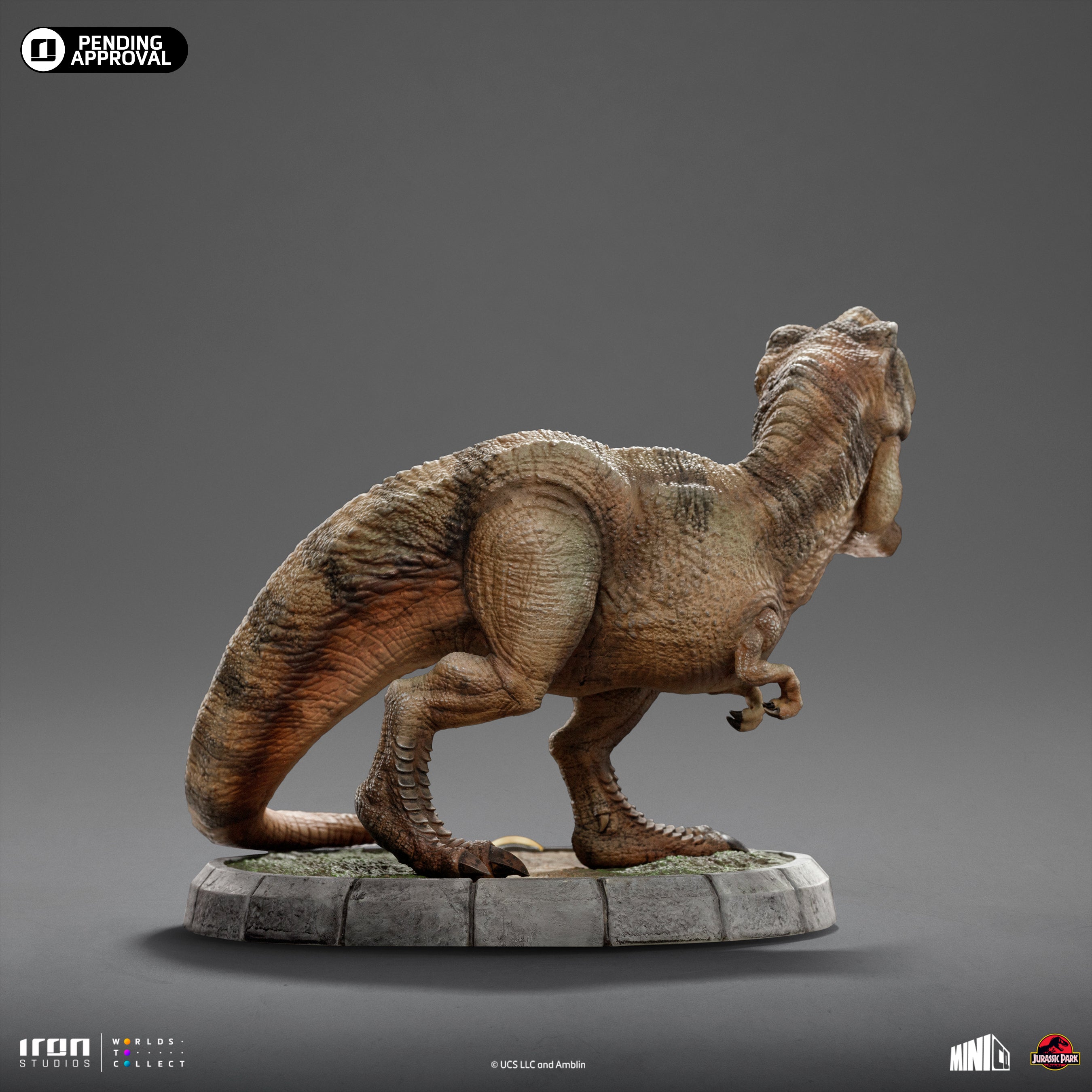 Iron Studios 30th Anniversary Stylized Jurassic Park MiniCo T-Rex Statue