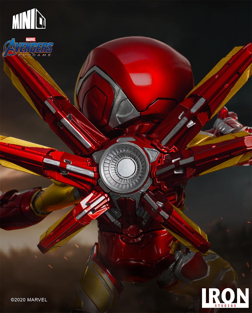 Iron Studios MiniCo Collectible Statue of Iron Man from Avengers Endgame
