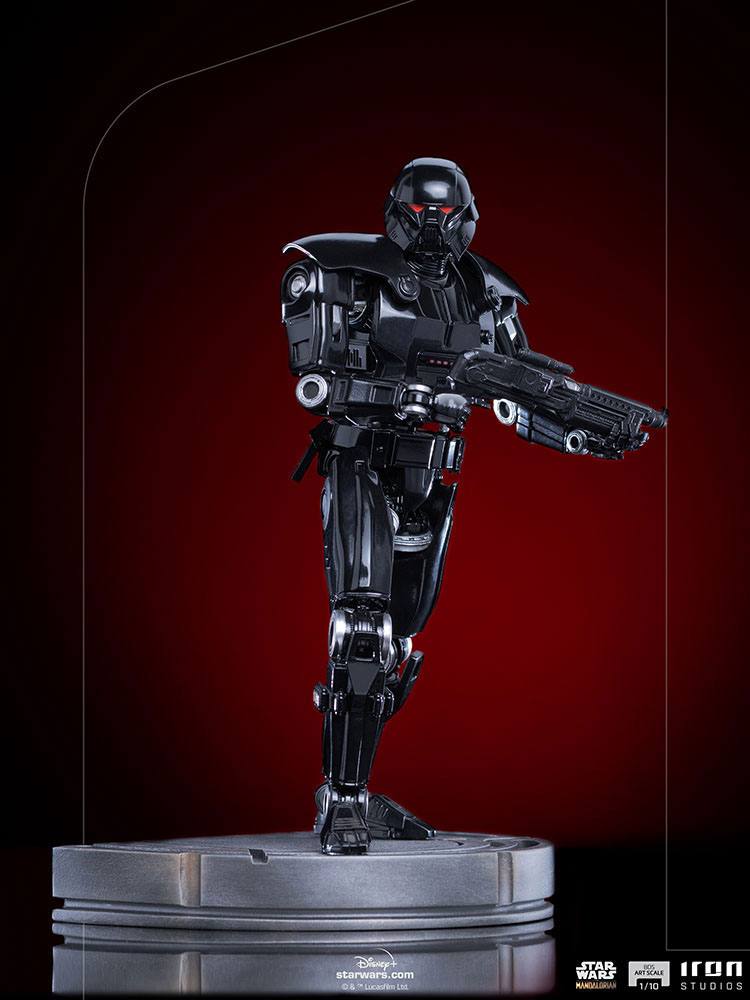 Iron Studios Collectible Star Wars The Mandalorian BDS 1/10 Art Scale Statue of the Fearsome Dark Trooper
