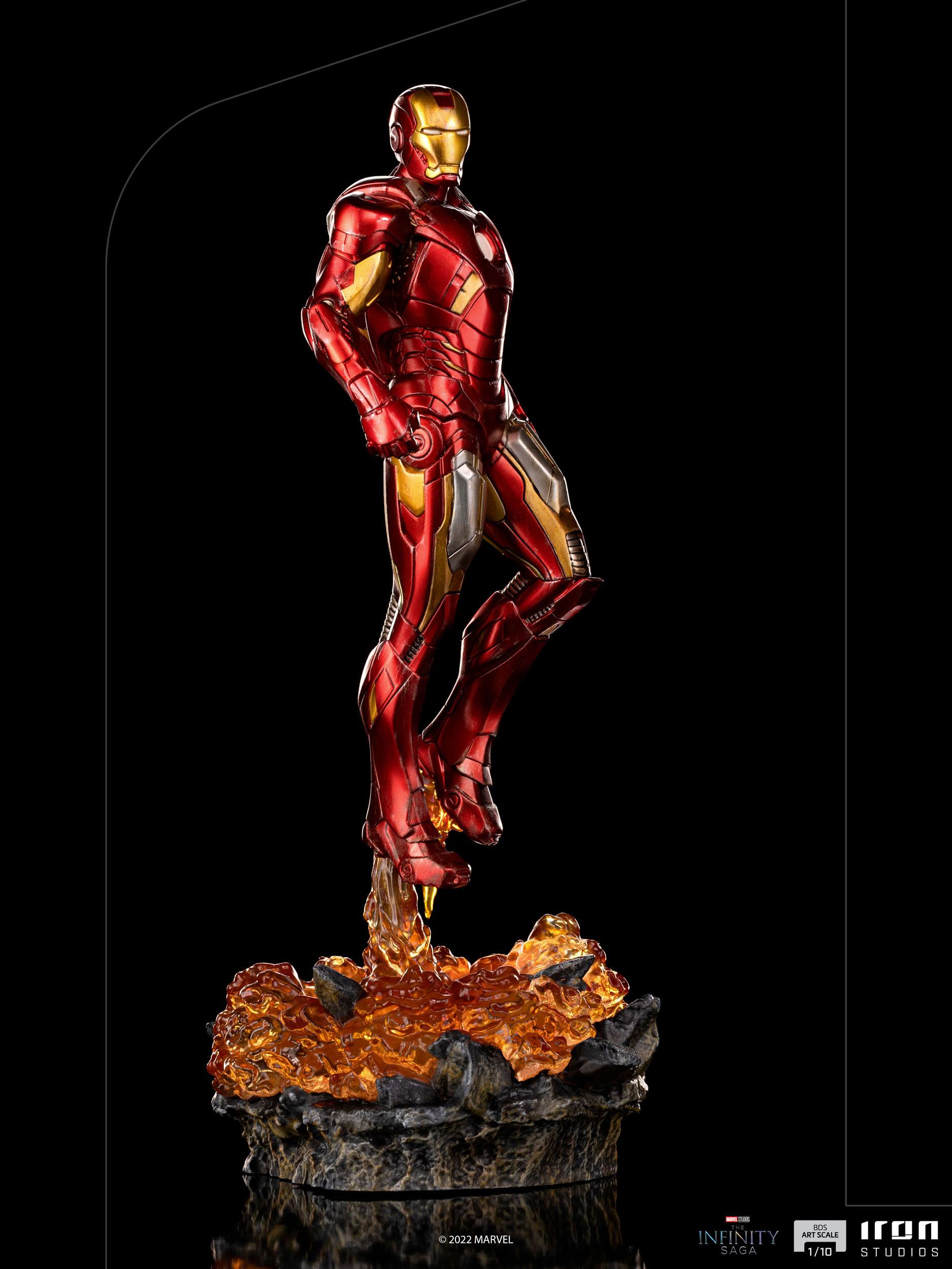 Iron Studios 1/10 BDS Art Scale Iron Man Figure from NY Battle in Infinity Saga