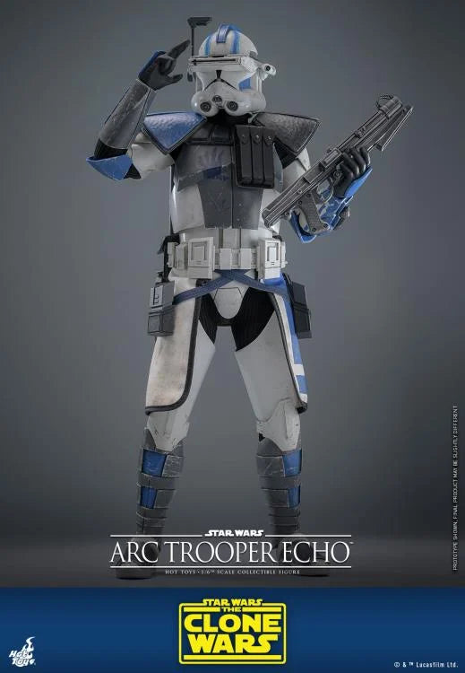Hot Toys 1/6th Scale Collectible Star Wars The Clone Wars Action Figure - ARC Trooper Echo
