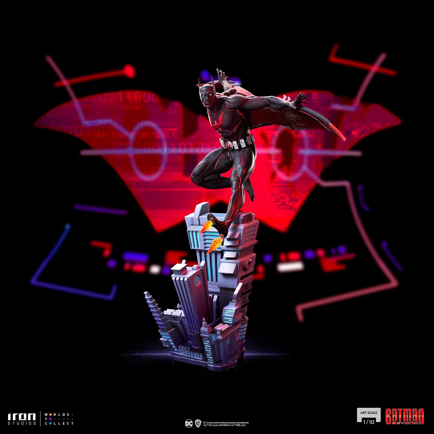 Iron Studios 1/10 Art Scale Batman Beyond Statue - Futuristic Dark Knight