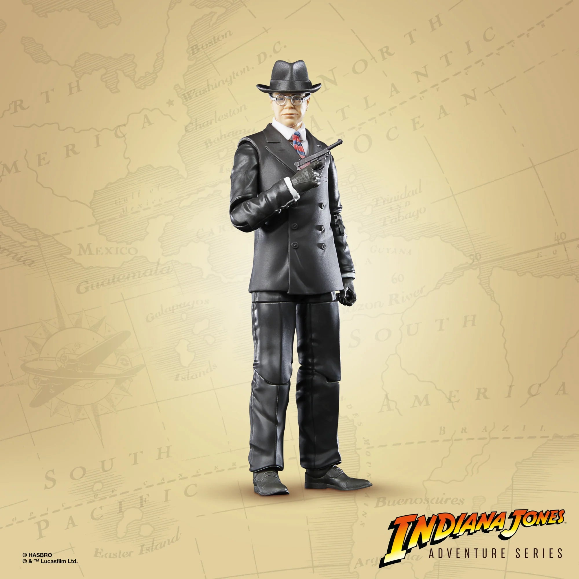 Indiana Jones Adventure Series Highly Detailed 6-Inch Major Arnold Toht Action Figure for Kids and Collectors
