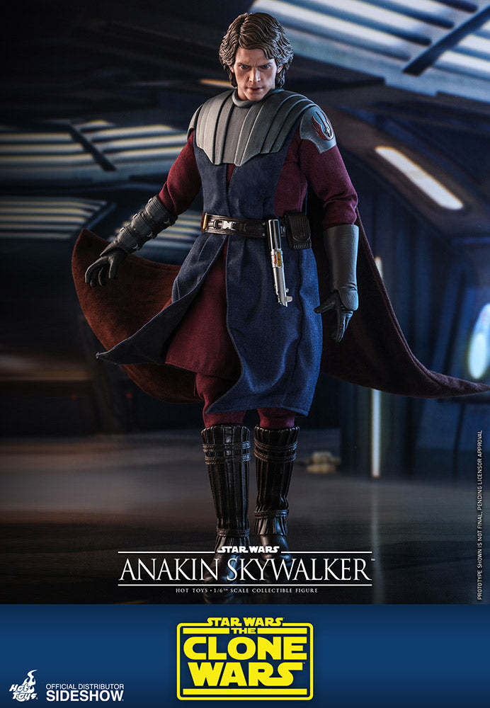 Hot Toys 1/6 Scale Star Wars The Clone Wars Anakin Skywalker Action Figure