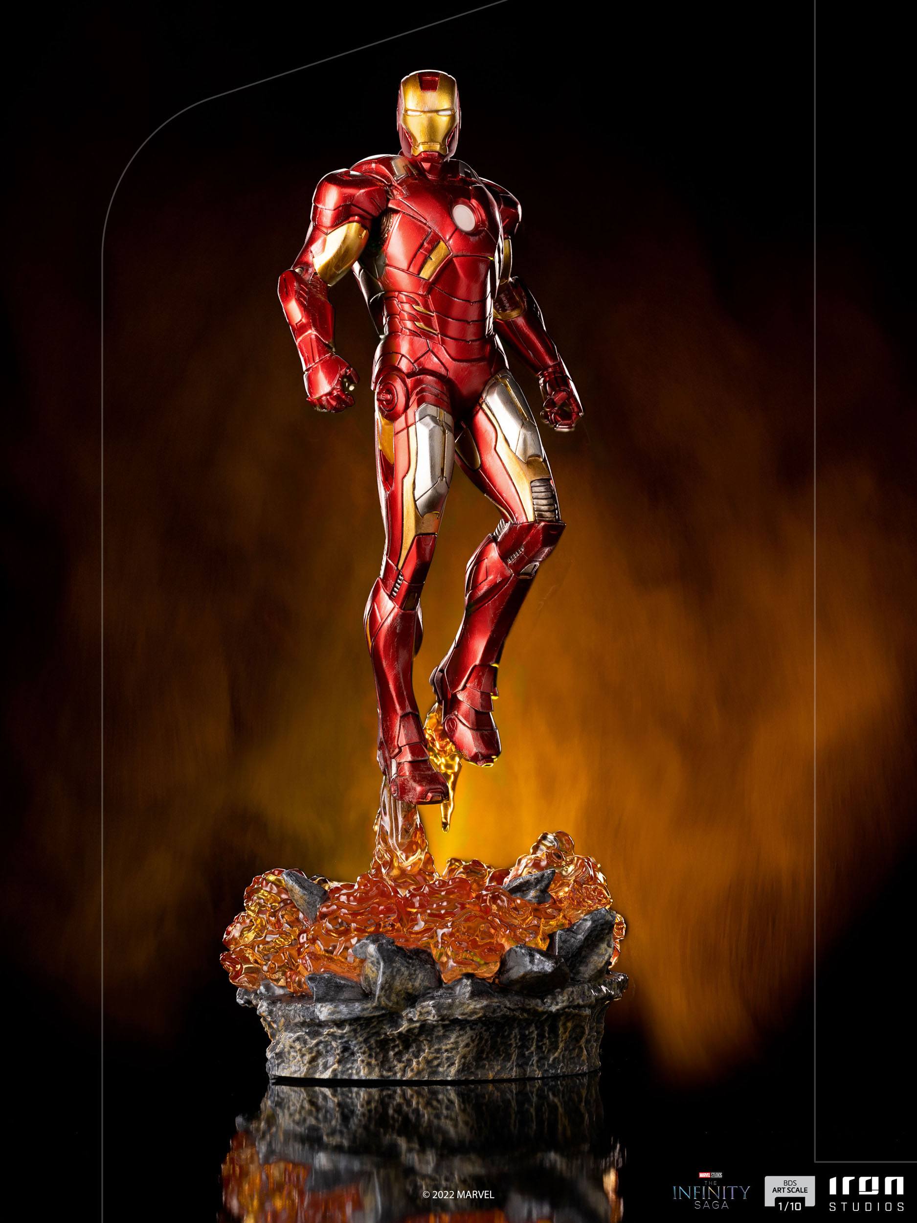 Iron Studios 1/10 BDS Art Scale Iron Man Figure from NY Battle in Infinity Saga