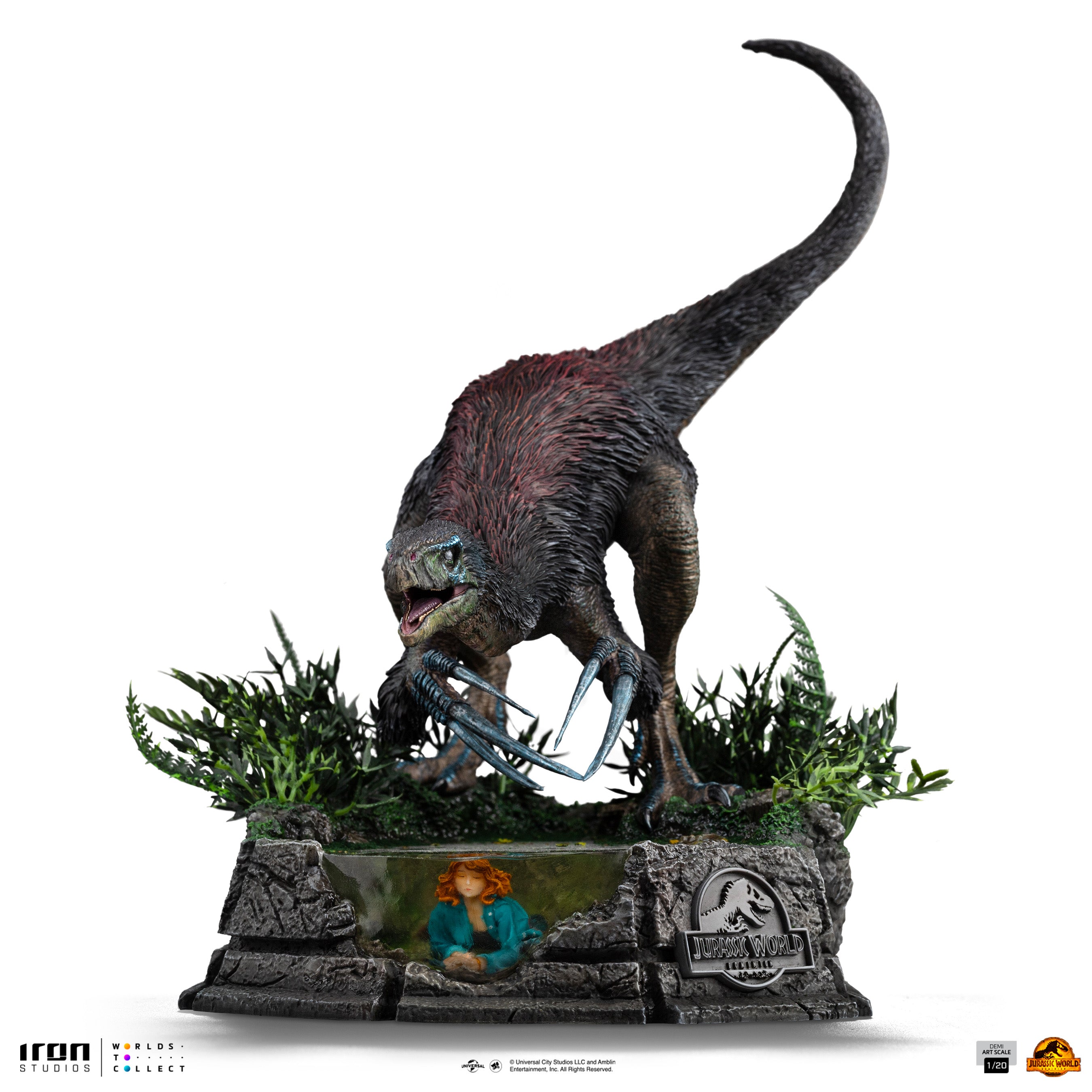 Iron Studios Collectible Limited Edition Jurassic World Therizinosaurus Statue in 1/20 Art Scale