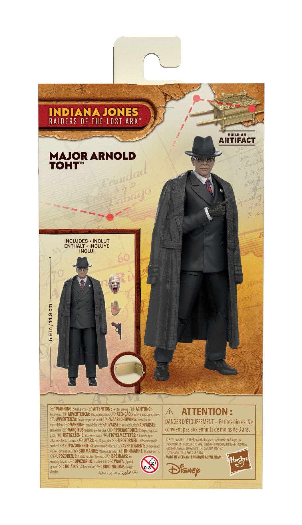 Indiana Jones Adventure Series 6-Inch Collectible Action Figure of Major Arnold Toht