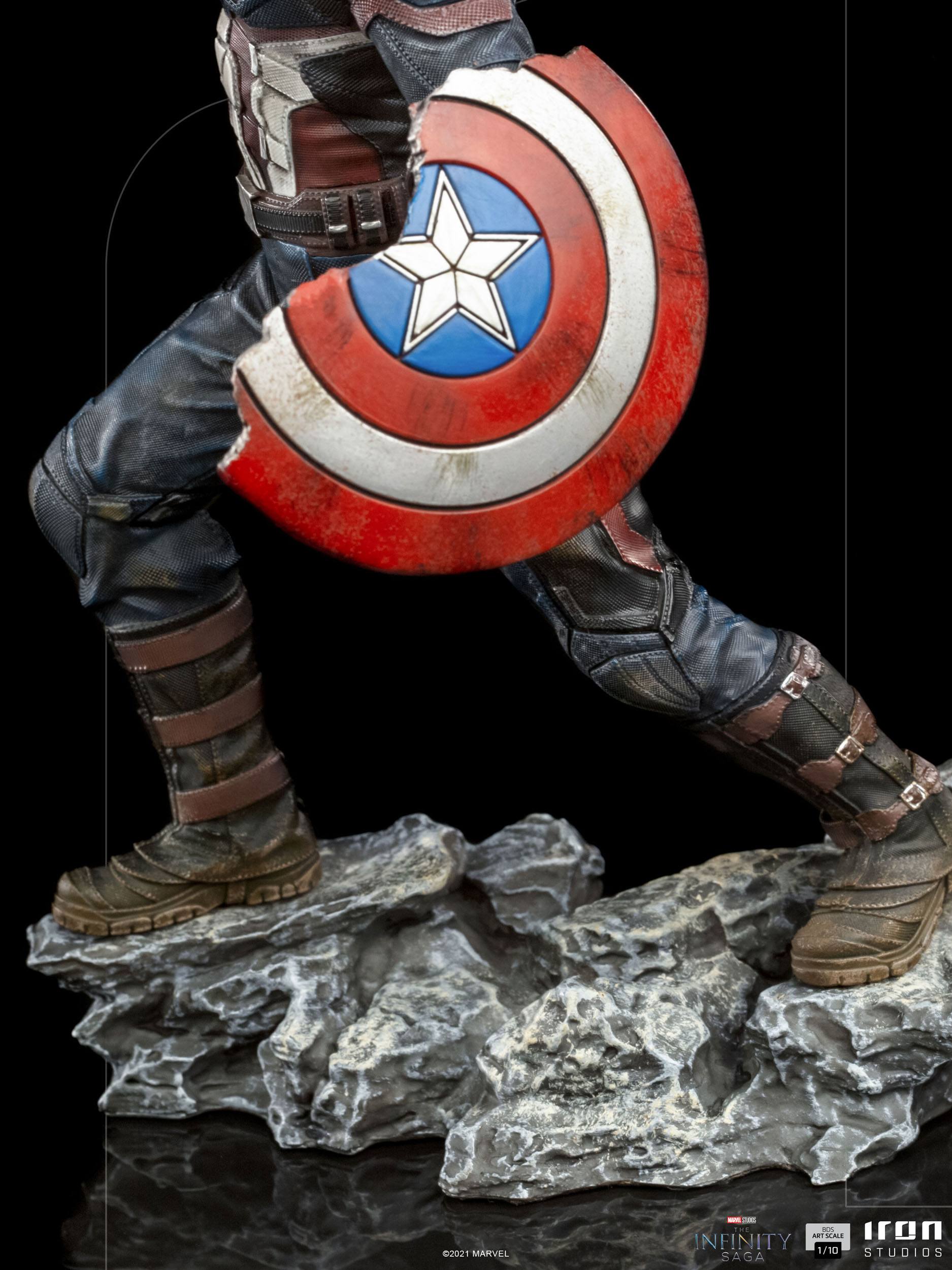 Iron Studios 1/10 Art Scale Marvel The Infinity Saga Captain America Statue