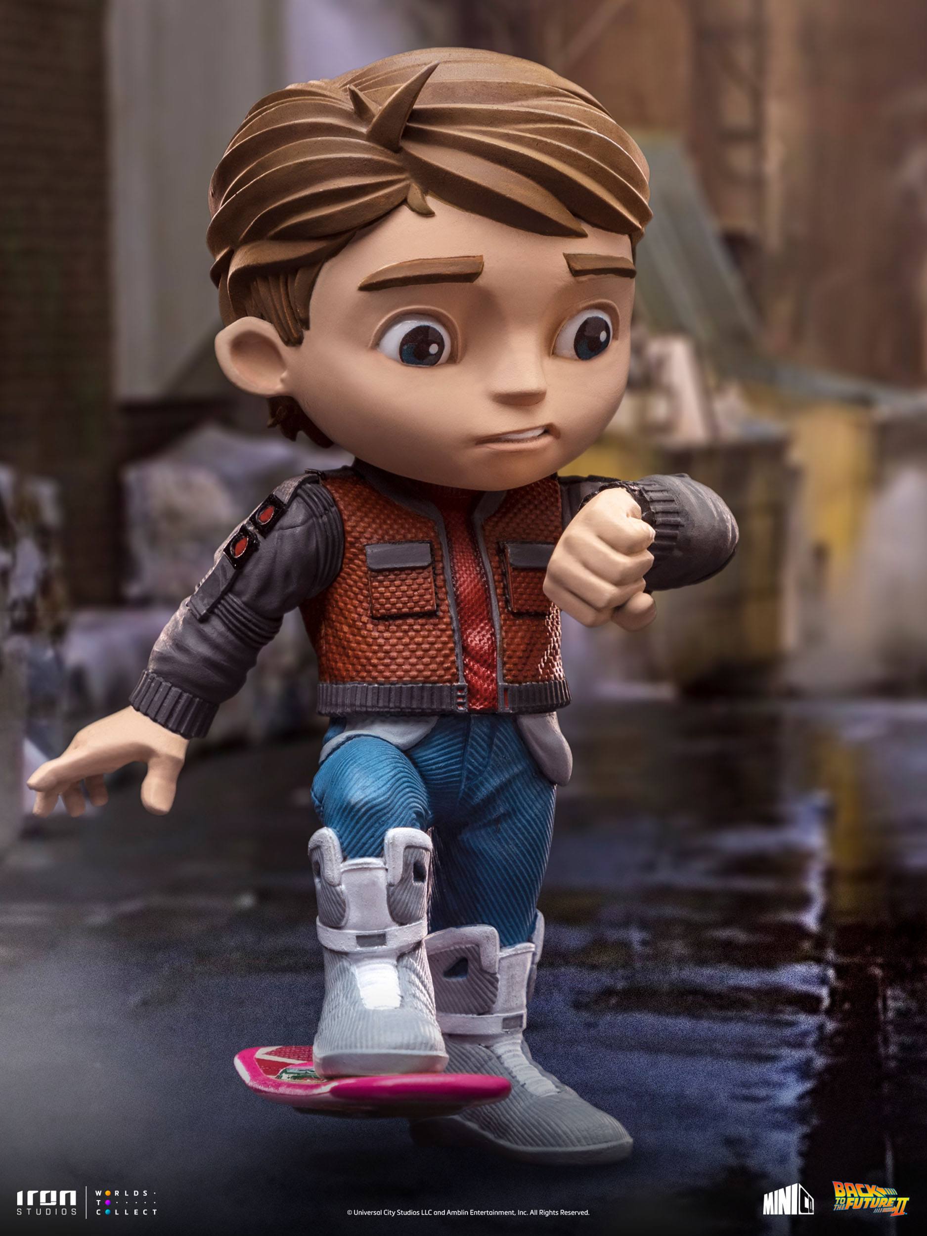 Iron Studios Collectible Back to the Future II Mini Co. PVC Action Figure of Marty McFly