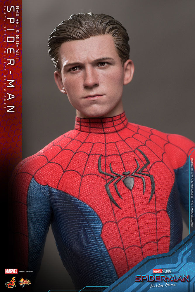 Hot Toys 1/6 Scale New Red and Blue Suit Spider-Man from No Way Home