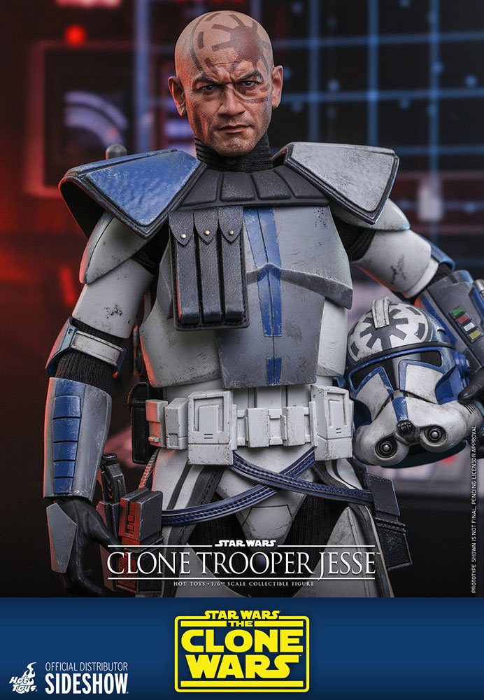 Hot Toys 1/6th Scale Star Wars Clone Wars Clone Trooper Jesse Collectible Figure