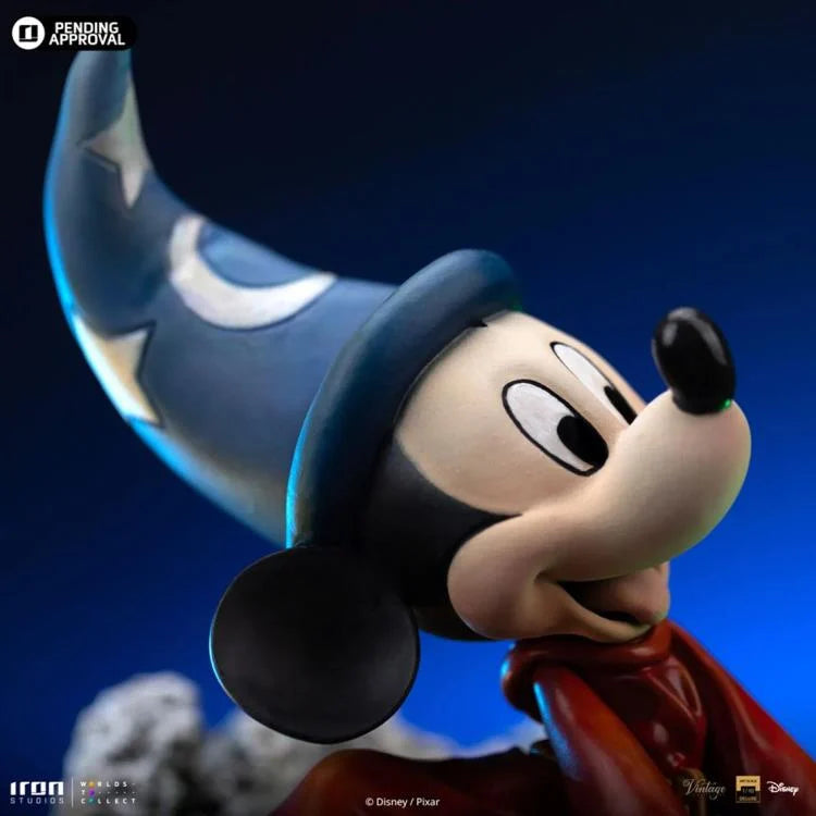 Iron Studios Limited Edition 1/10 Deluxe Art Scale Collectible Statue of Sorcerer Mickey from Disney's Fantasia