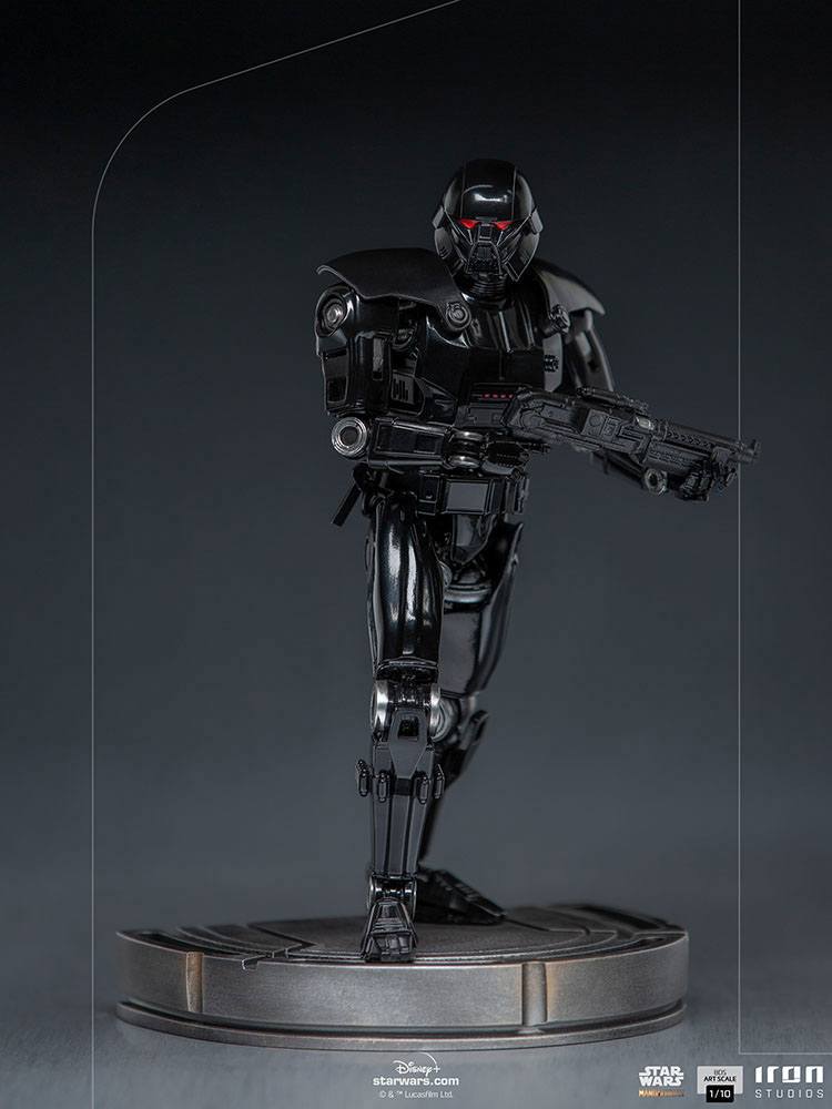 Iron Studios Collectible Star Wars The Mandalorian BDS 1/10 Art Scale Statue of the Fearsome Dark Trooper