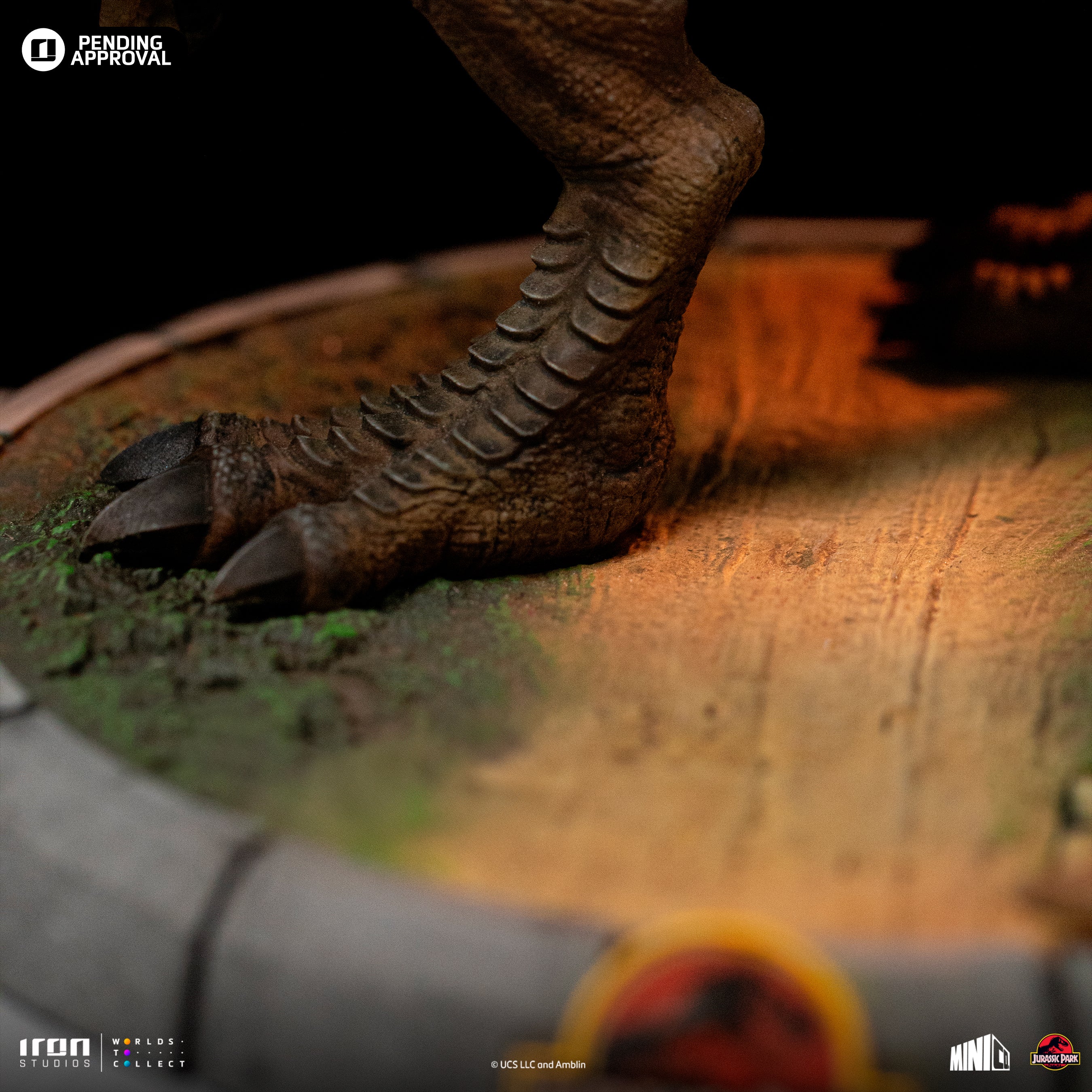 Iron Studios 30th Anniversary Stylized Jurassic Park MiniCo T-Rex Statue