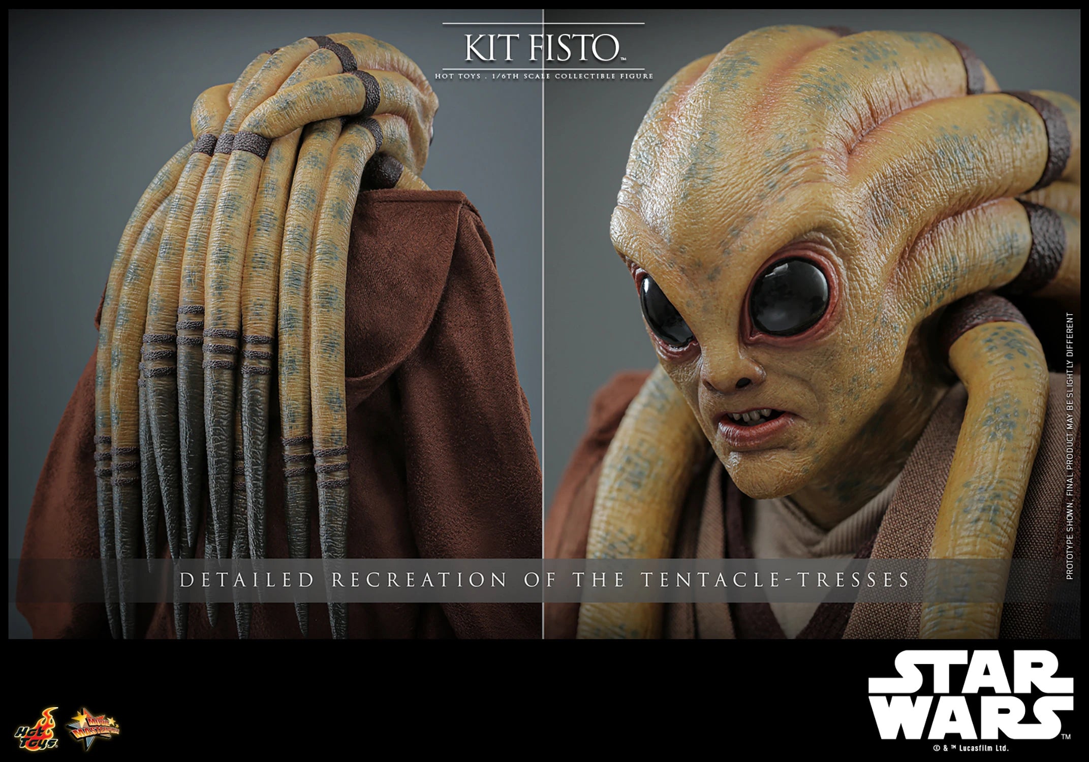 Hot Toys 1/6th Scale Collectible Star Wars Revenge of the Sith Kit Fisto Action Figure