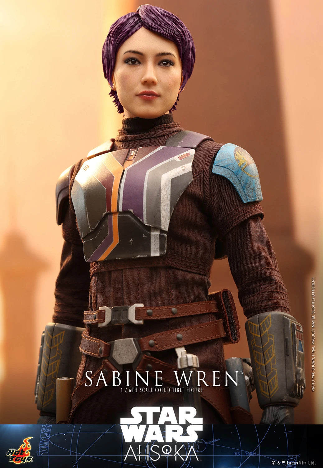 Hot Toys 1/6th Scale Collectible Figure of Sabine Wren from Star Wars Ahsoka Series