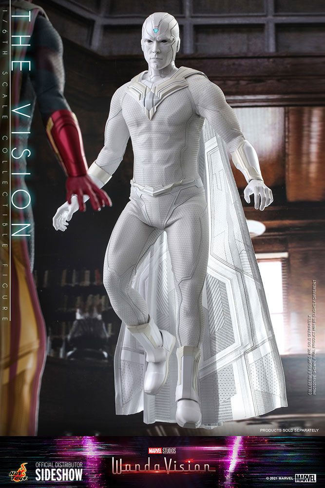 Hot Toys 1/6 Scale WandaVision Action Figure - All - White The Vision