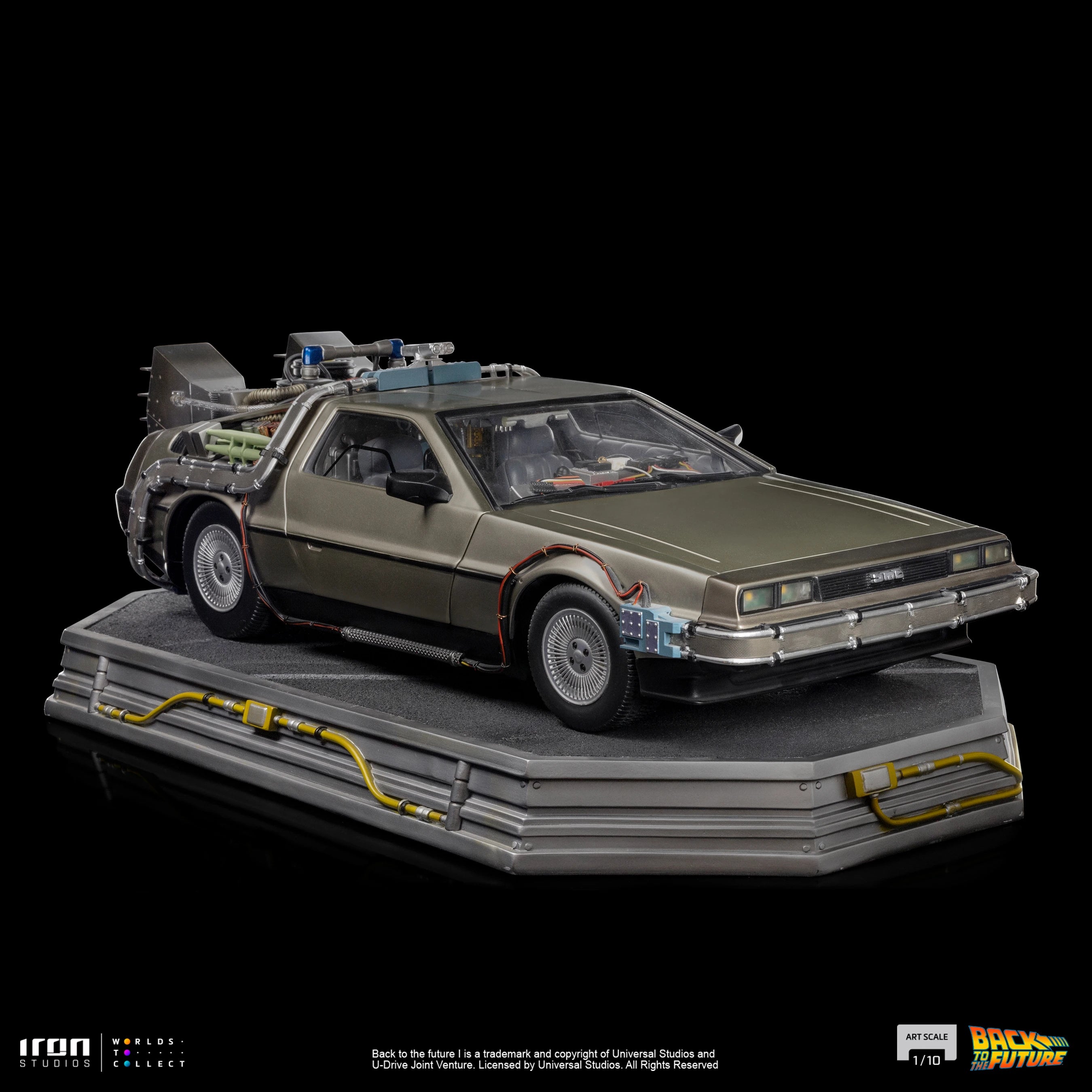 Iron Studios Artistic Limited Edition 1/10 Scale Statue of the Back to the Future DeLorean Time Machine