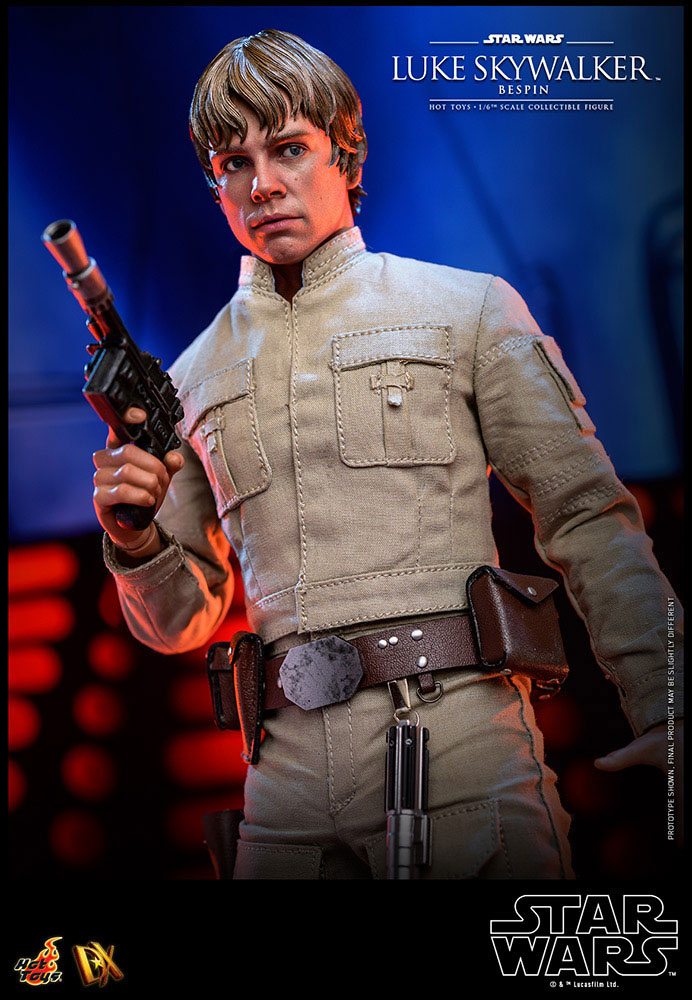Hot Toys Star Wars: The Empire Strikes Back - Highly Detailed 1:6 Scale Collectible Figure of Luke Skywalker in Bespin Outfit
