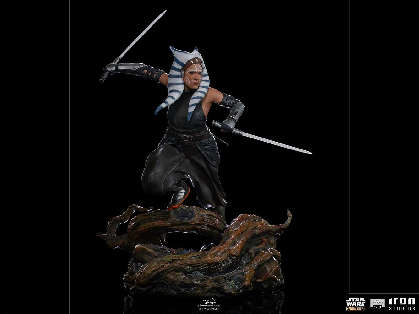 Iron Studios 1/10 Art Scale Highly Detailed Hand - Painted Ahsoka Tano Statue from Star Wars