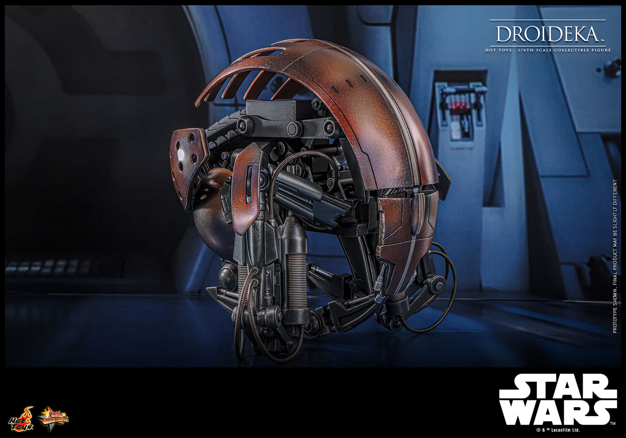Hot Toys 1/6th Scale Star Wars The Phantom Menace Destructive Droideka Figure