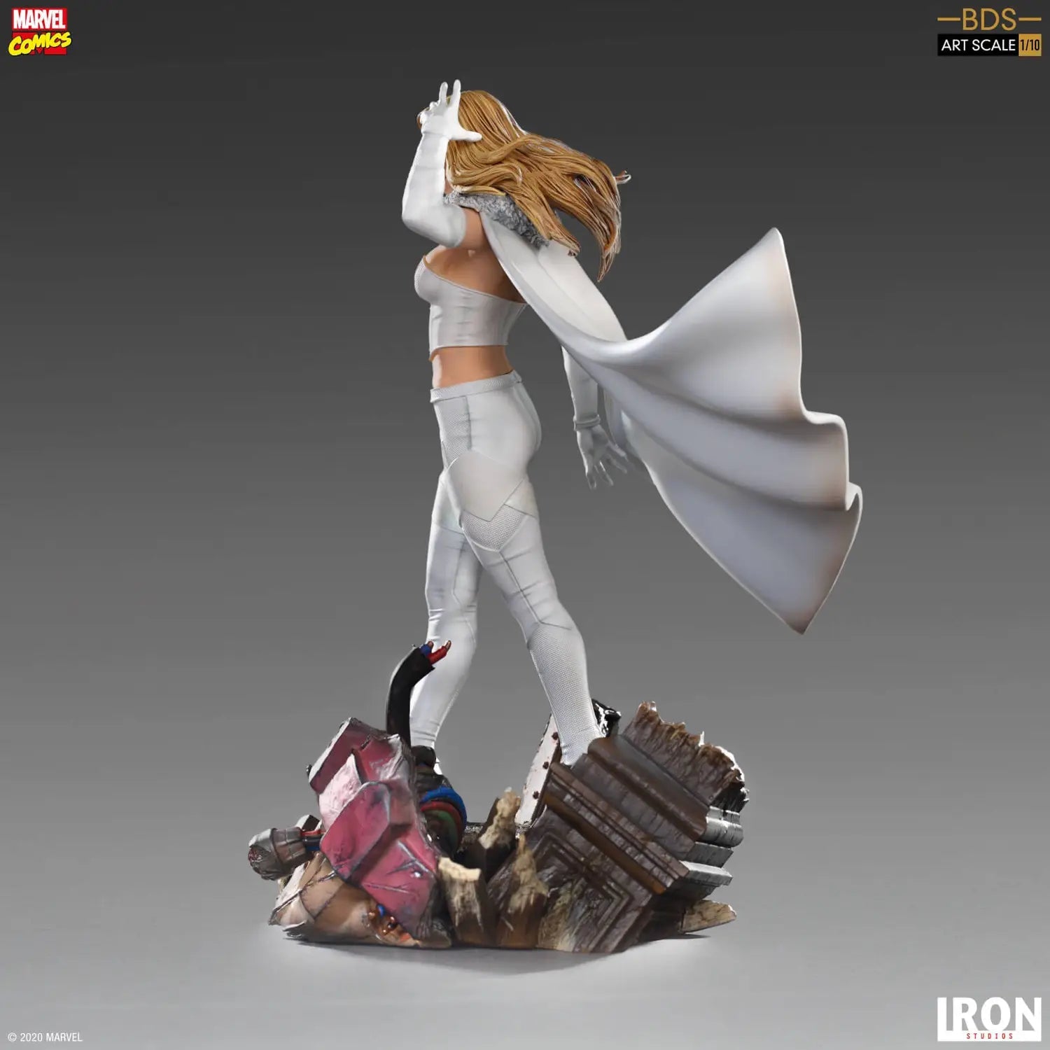Iron Studios High - Quality 1/10 Scale Marvel Comics BDS Artistic Statue of Emma Frost, the White Queen