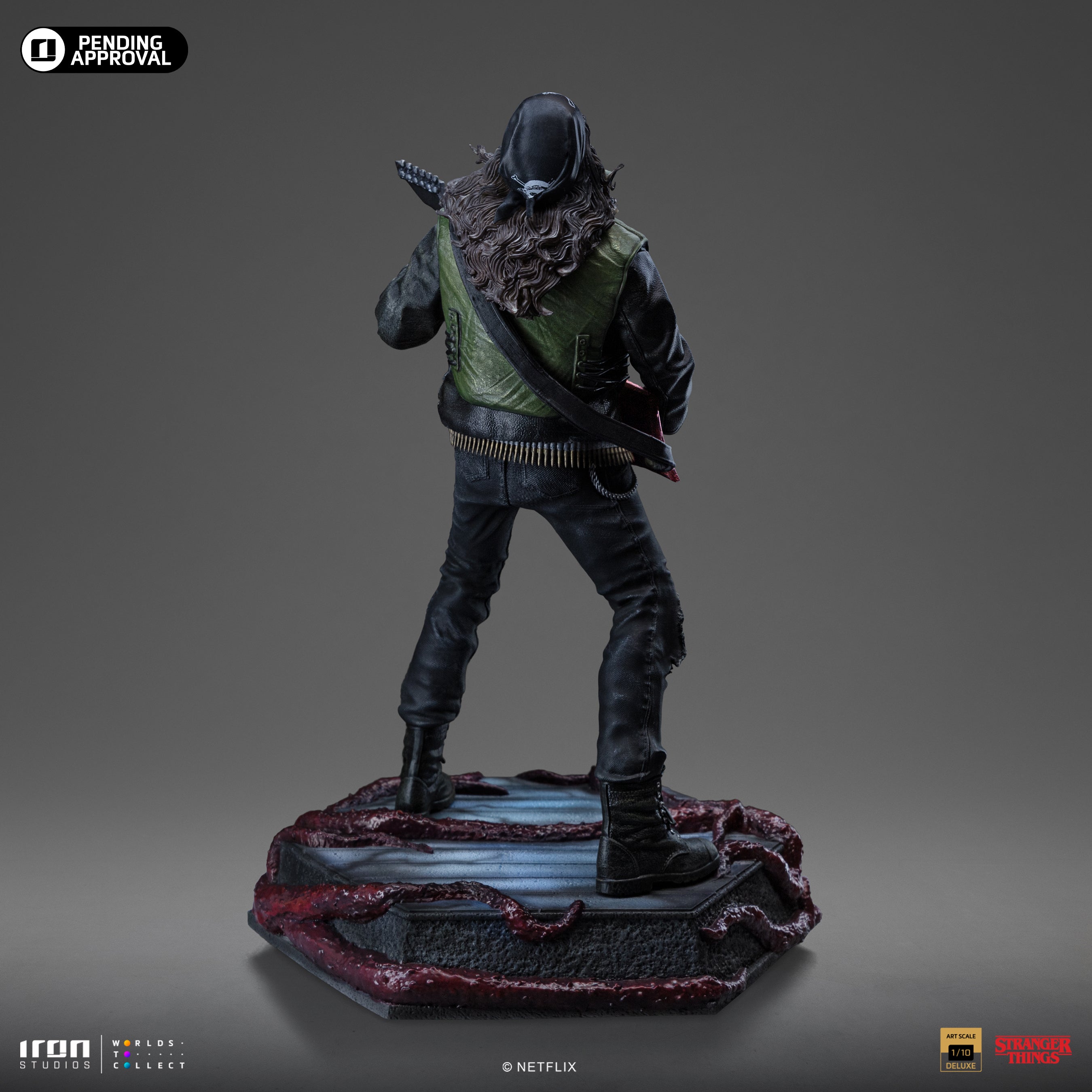 Iron Studios 1/10 Scale Limited Edition Deluxe Stranger Things Eddie Munson Statue