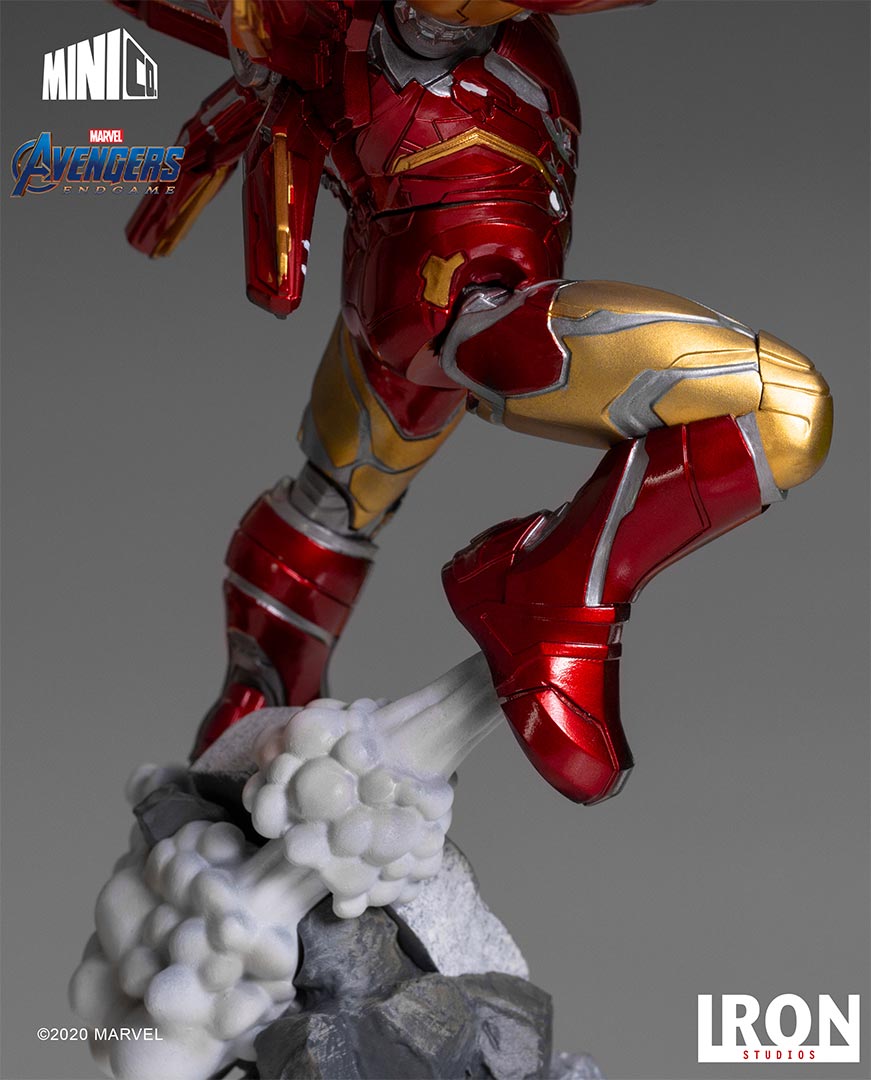 Iron Studios Licensed Marvel Avengers Endgame Mini Co. Collectible Figure of Iron Man