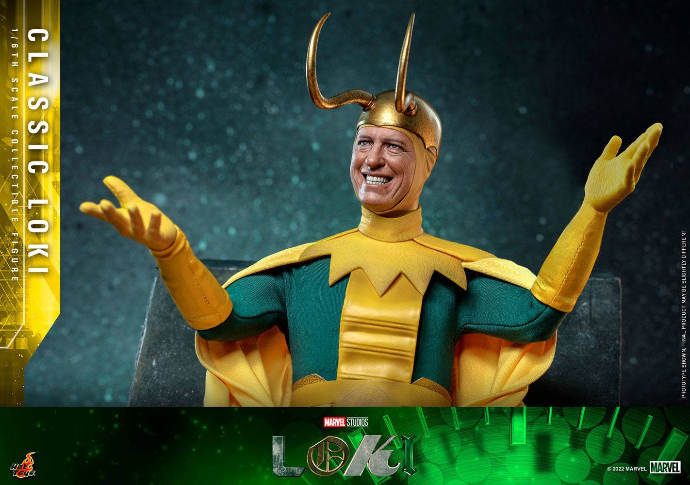 Hot Toys 1:6 Scale Classic Loki 31 cm Action Figure Collectible from Marvel's Loki Series