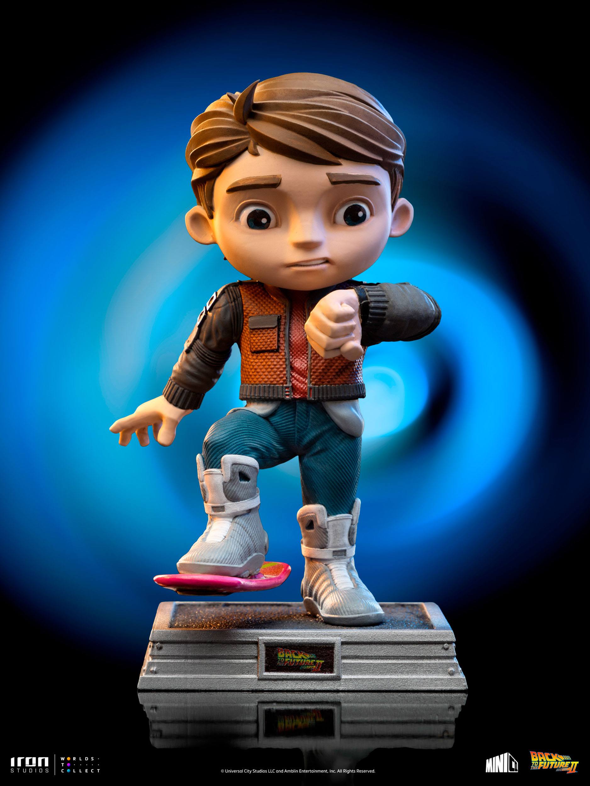 Iron Studios Collectible Back to the Future II Mini Co. PVC Action Figure of Marty McFly