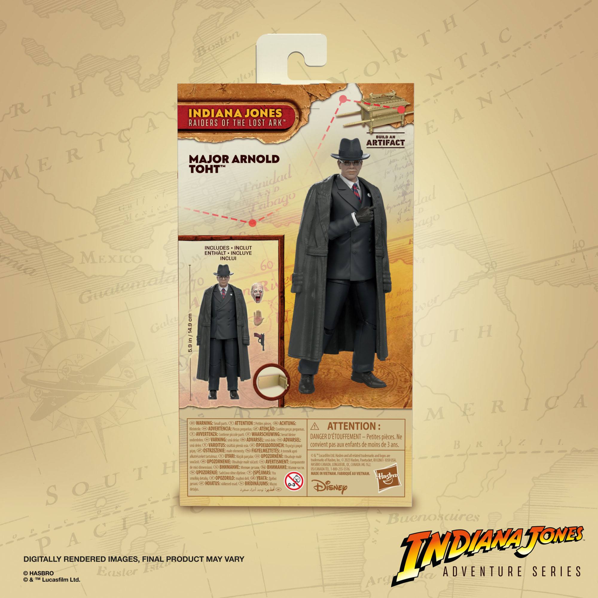 Indiana Jones Adventure Series 6-Inch Collectible Action Figure of Major Arnold Toht