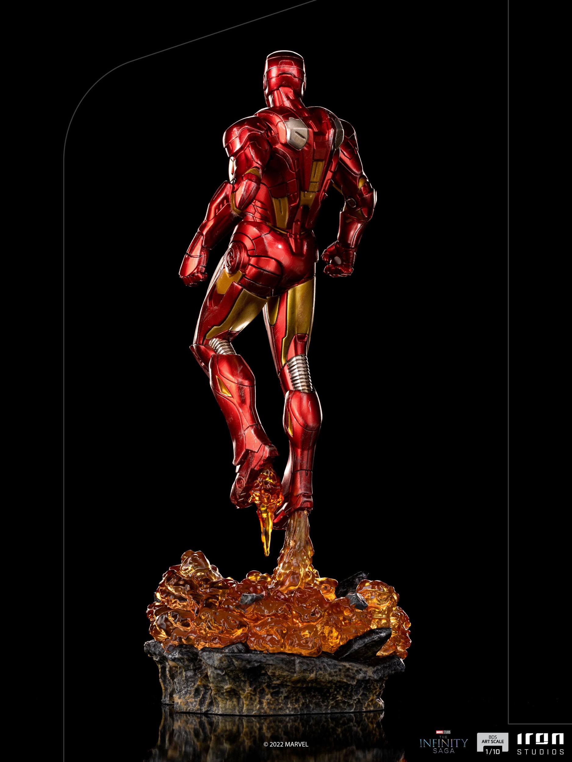 Iron Studios 1/10 BDS Art Scale Iron Man Figure from NY Battle in Infinity Saga