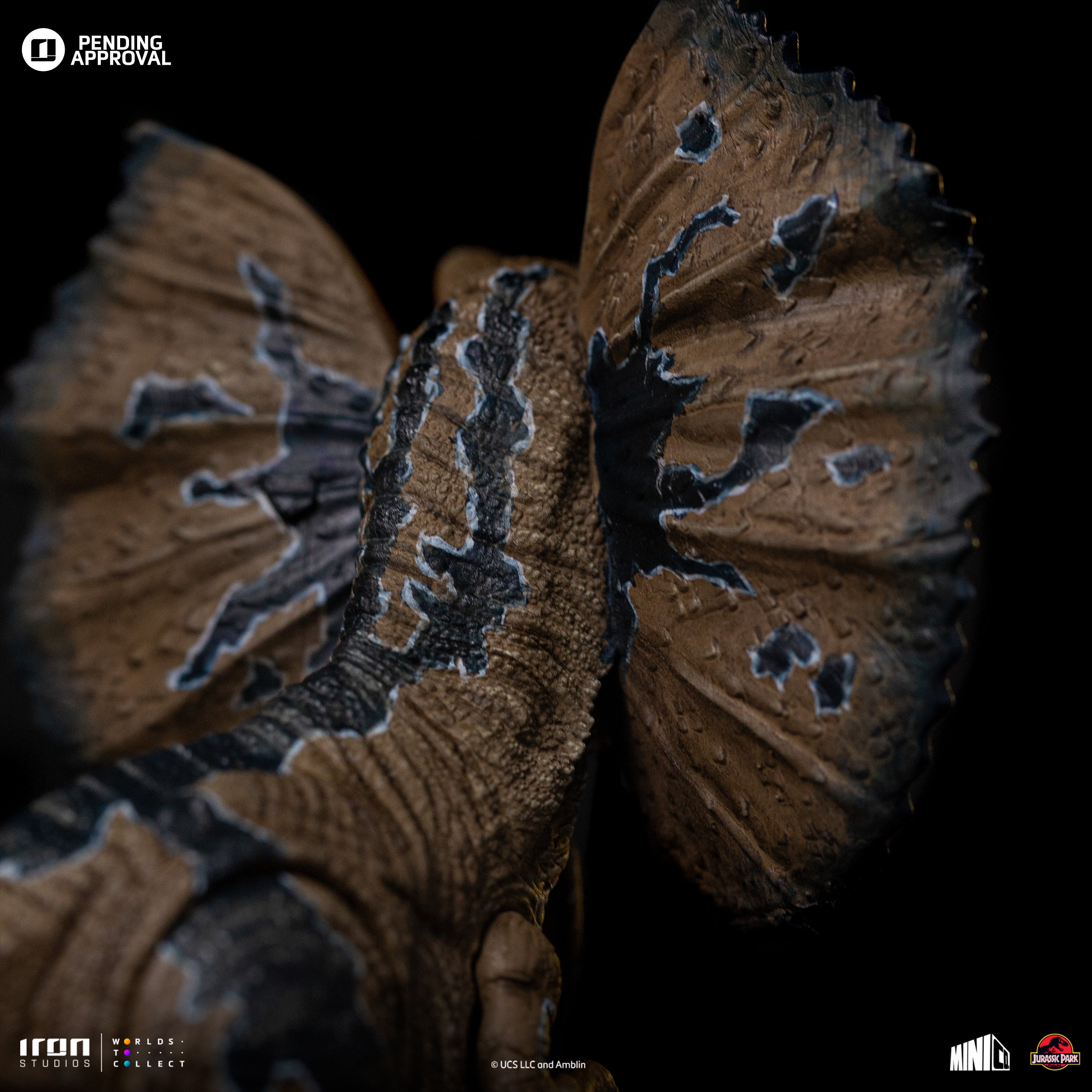 Iron Studios Limited Edition Jurassic Park Miniature Collectible (MiniCo) Dilophosaurus Figure: Pre-Order for Pending Release Estimated in Q4