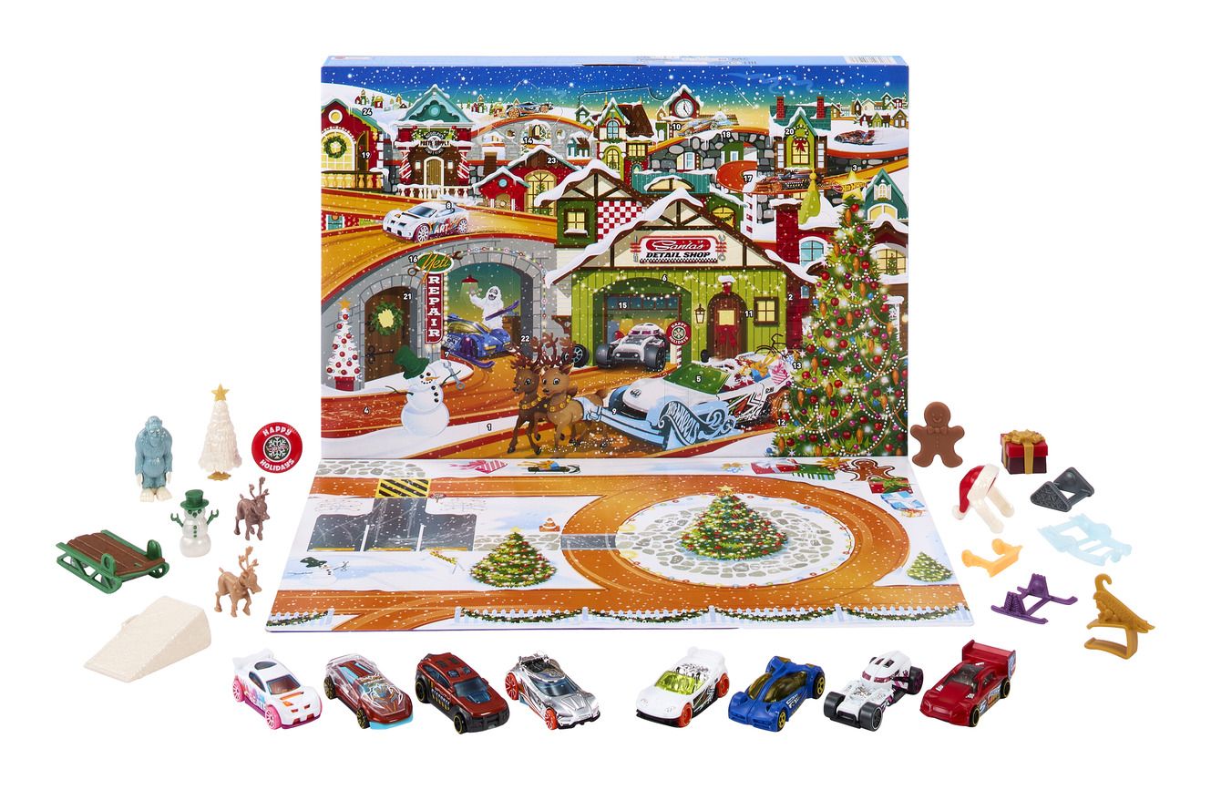 Hot Wheels Brand Christmas Advent Calendar for Holiday Fun