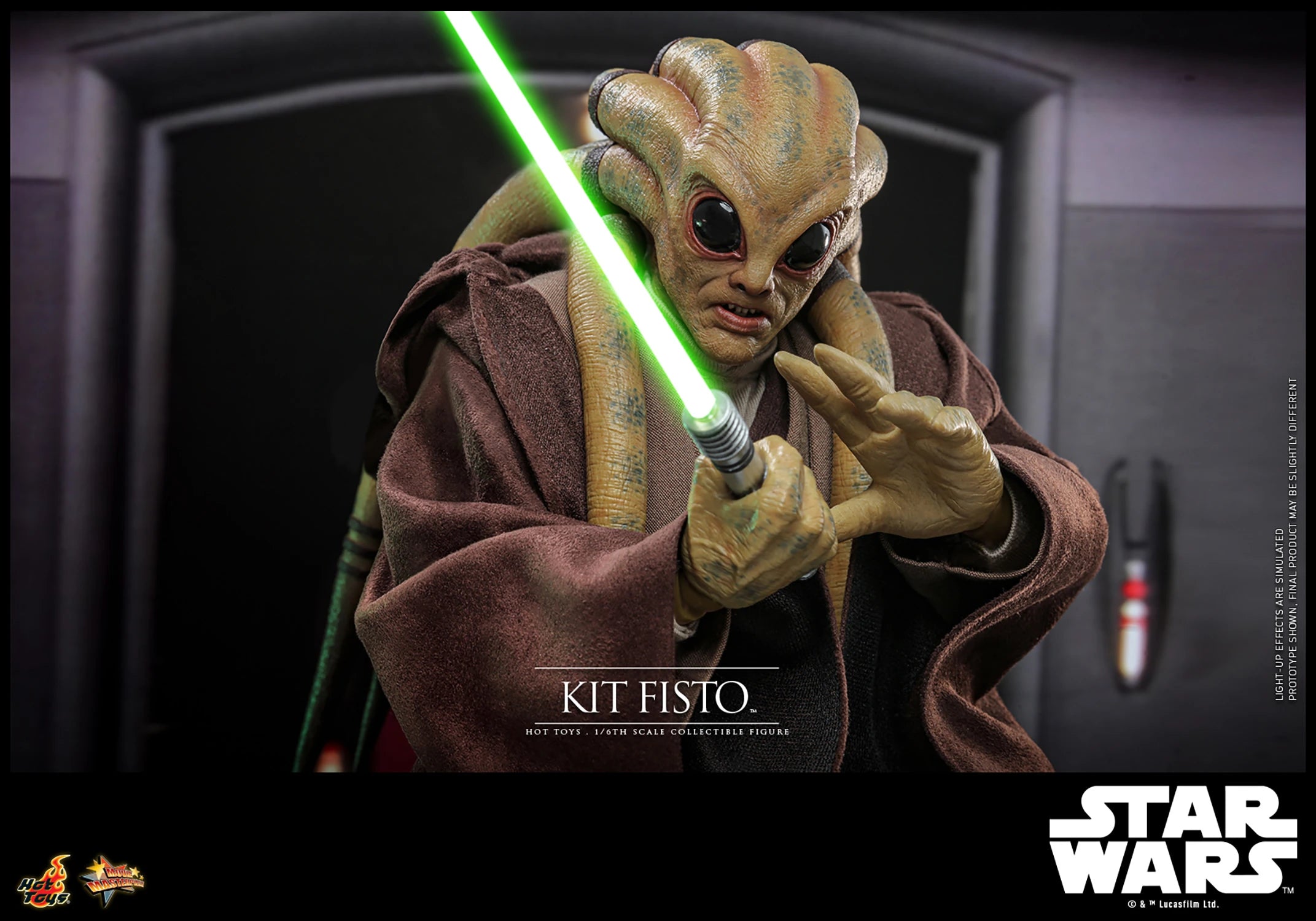 Hot Toys 1/6th Scale Collectible Star Wars Revenge of the Sith Kit Fisto Action Figure