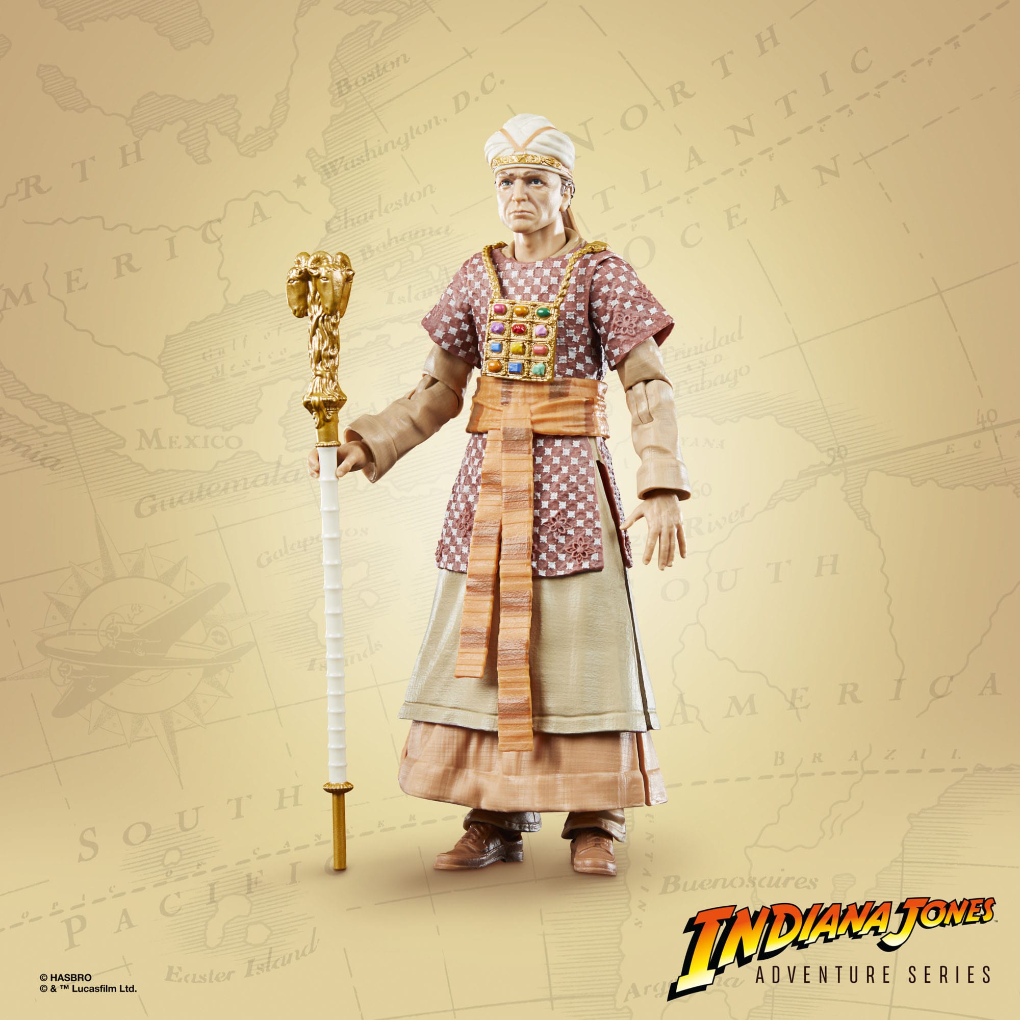 Indiana Jones Adventure Series 6-Inch Ceremonial René Belloq Action Figure