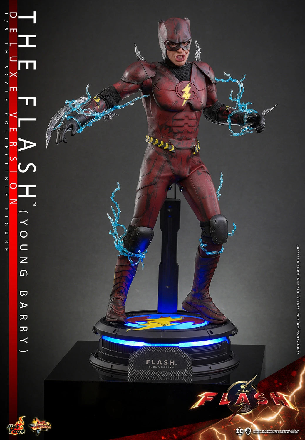 Hot Toys Deluxe 1/6th Scale Collectible Figure of The Flash Movie's Young Barry Allen