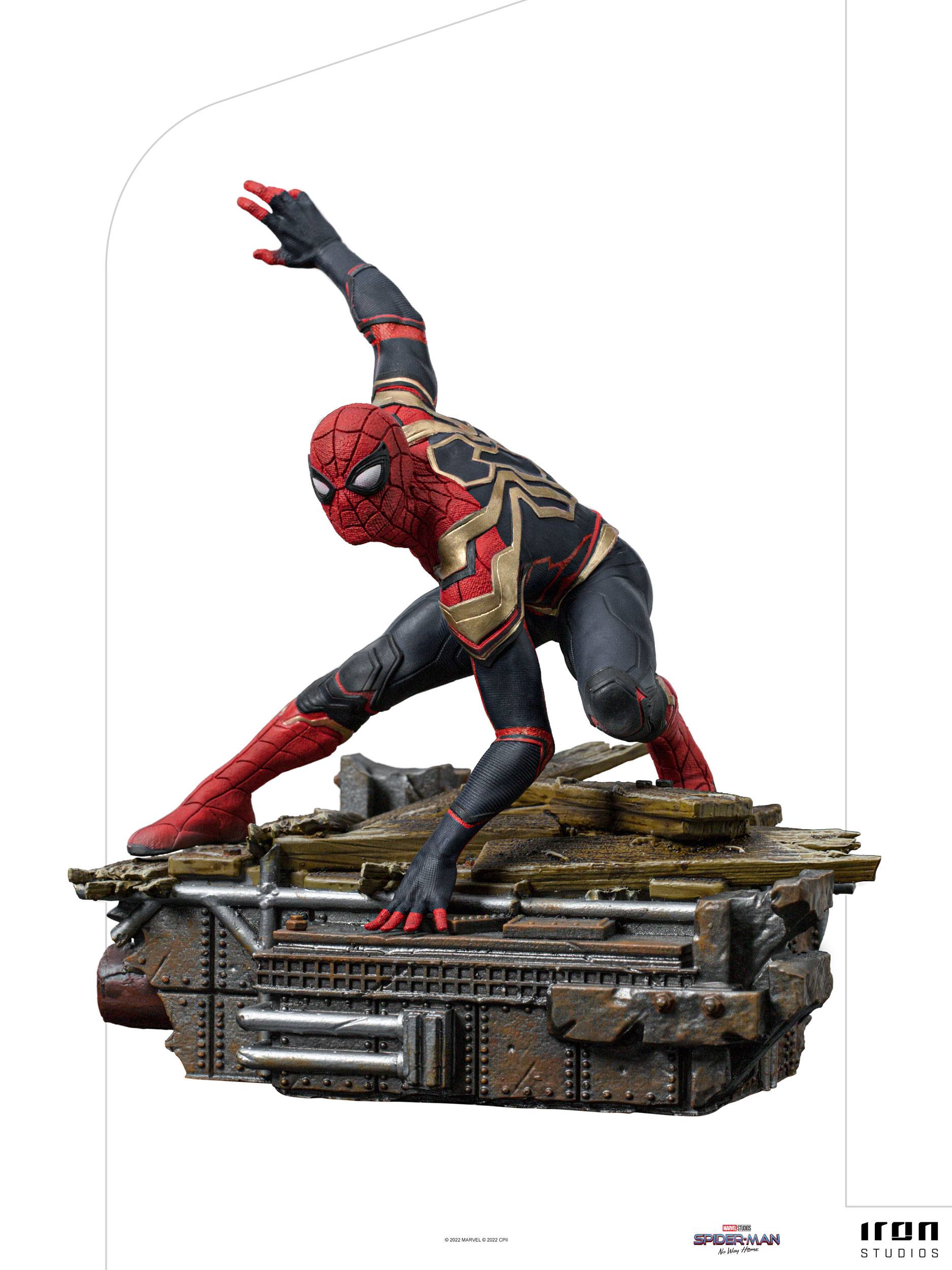 Iron Studios Collectible 1/10 Scale Deluxe Statue of Spider-Man Peter #1 from No Way Home