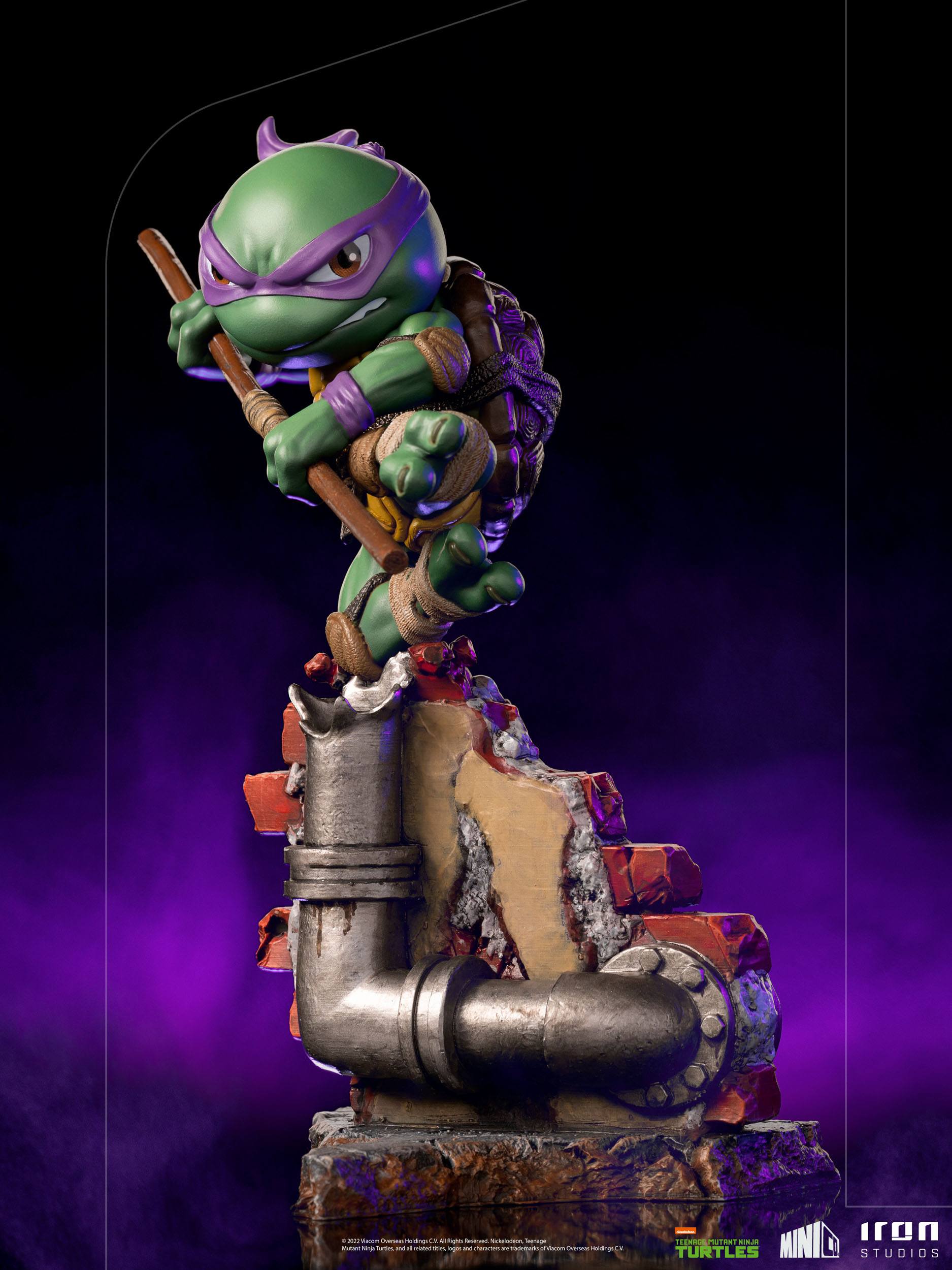 Iron Studios Collectible Mini Co. PVC Figure of Teenage Mutant Ninja Turtle Donatello
