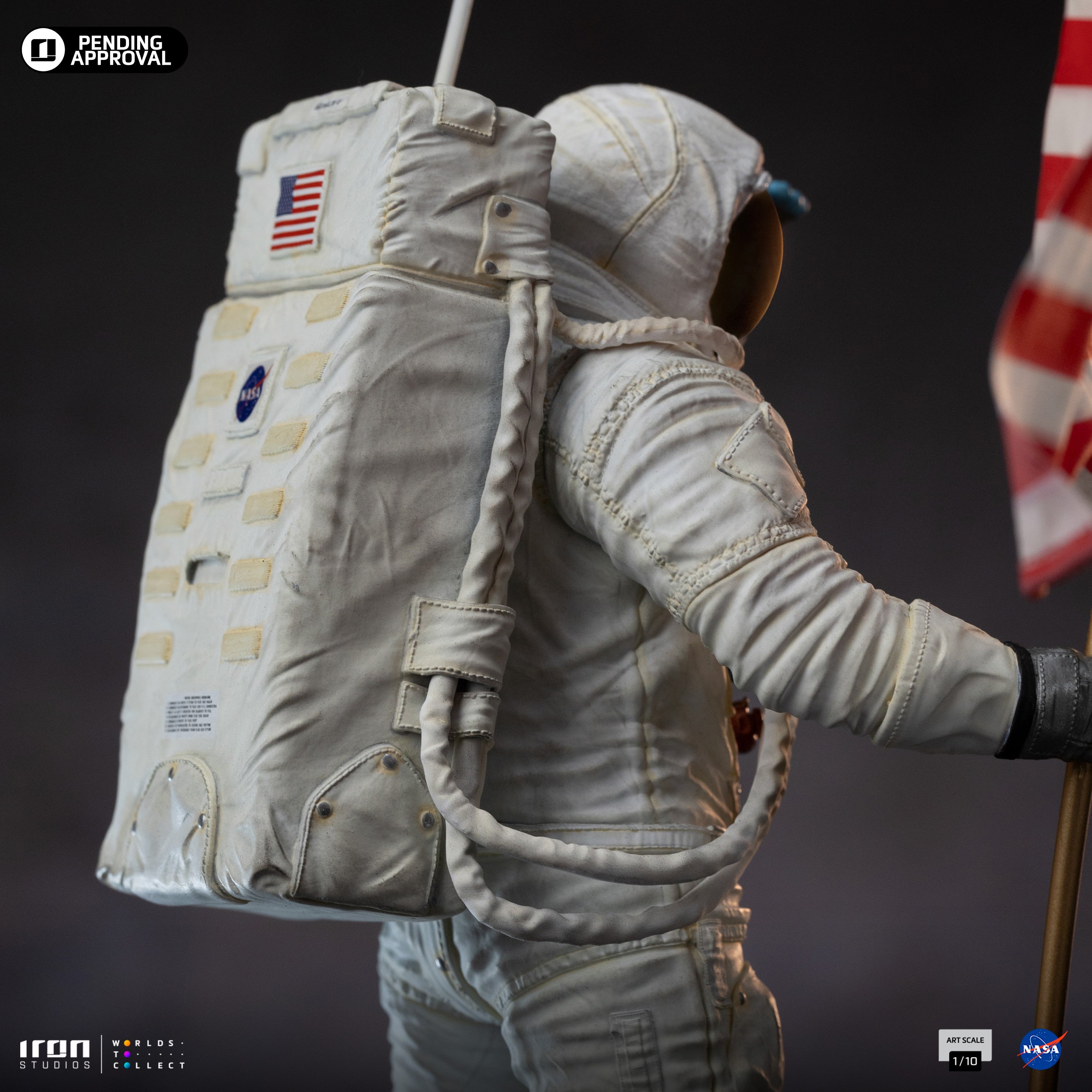 Iron Studios Limited Edition 1/10 Art Scale Apollo 11 Astronaut Statue