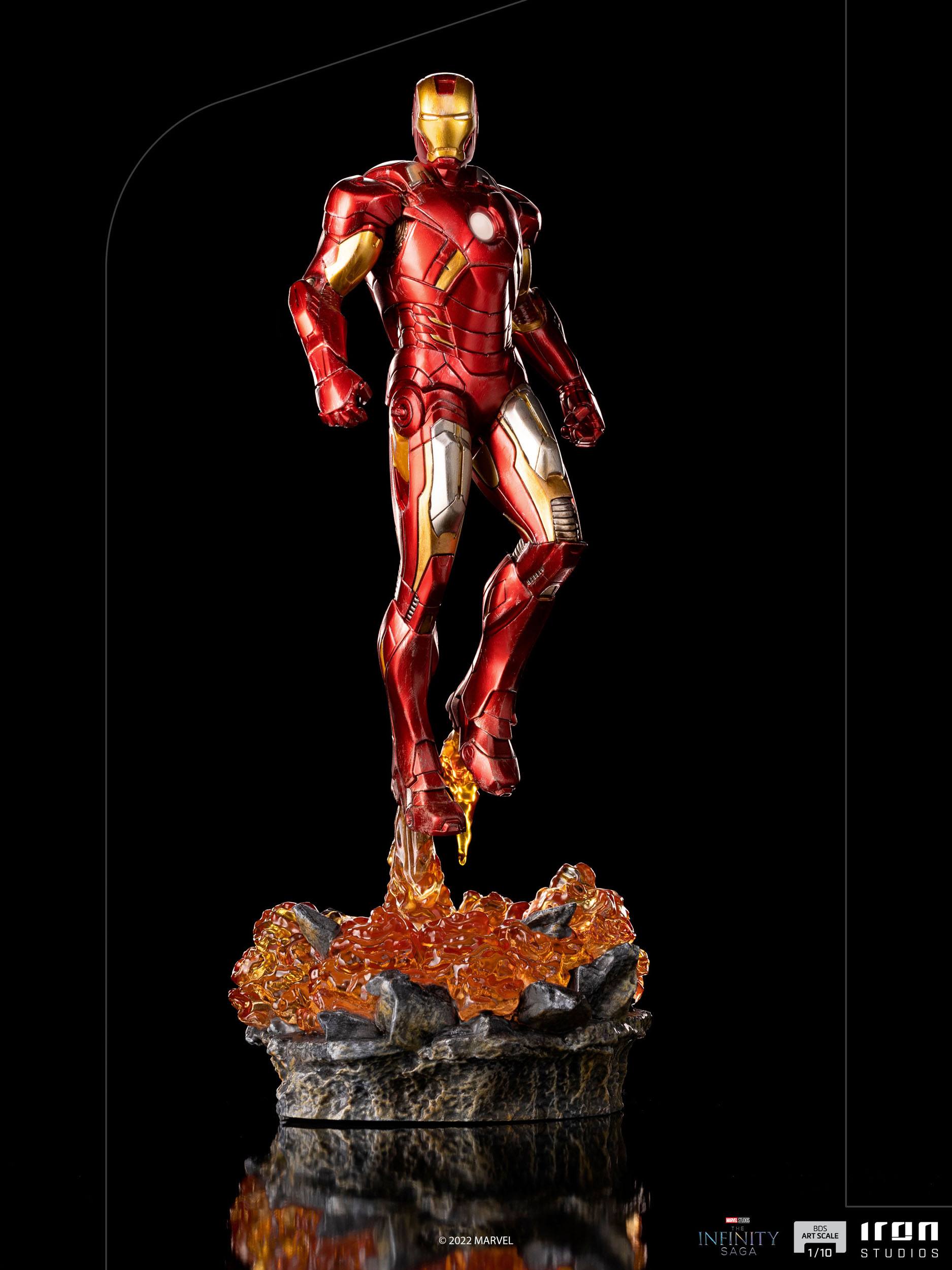 Iron Studios 1/10 BDS Art Scale Iron Man Figure from NY Battle in Infinity Saga