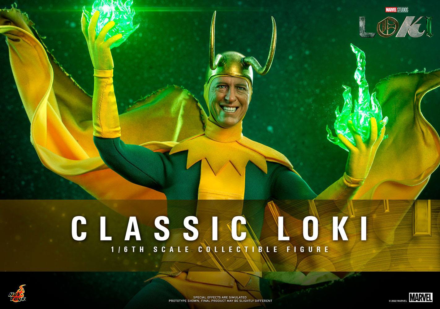 Hot Toys 1:6 Scale Classic Loki 31 cm Action Figure Collectible from Marvel's Loki Series