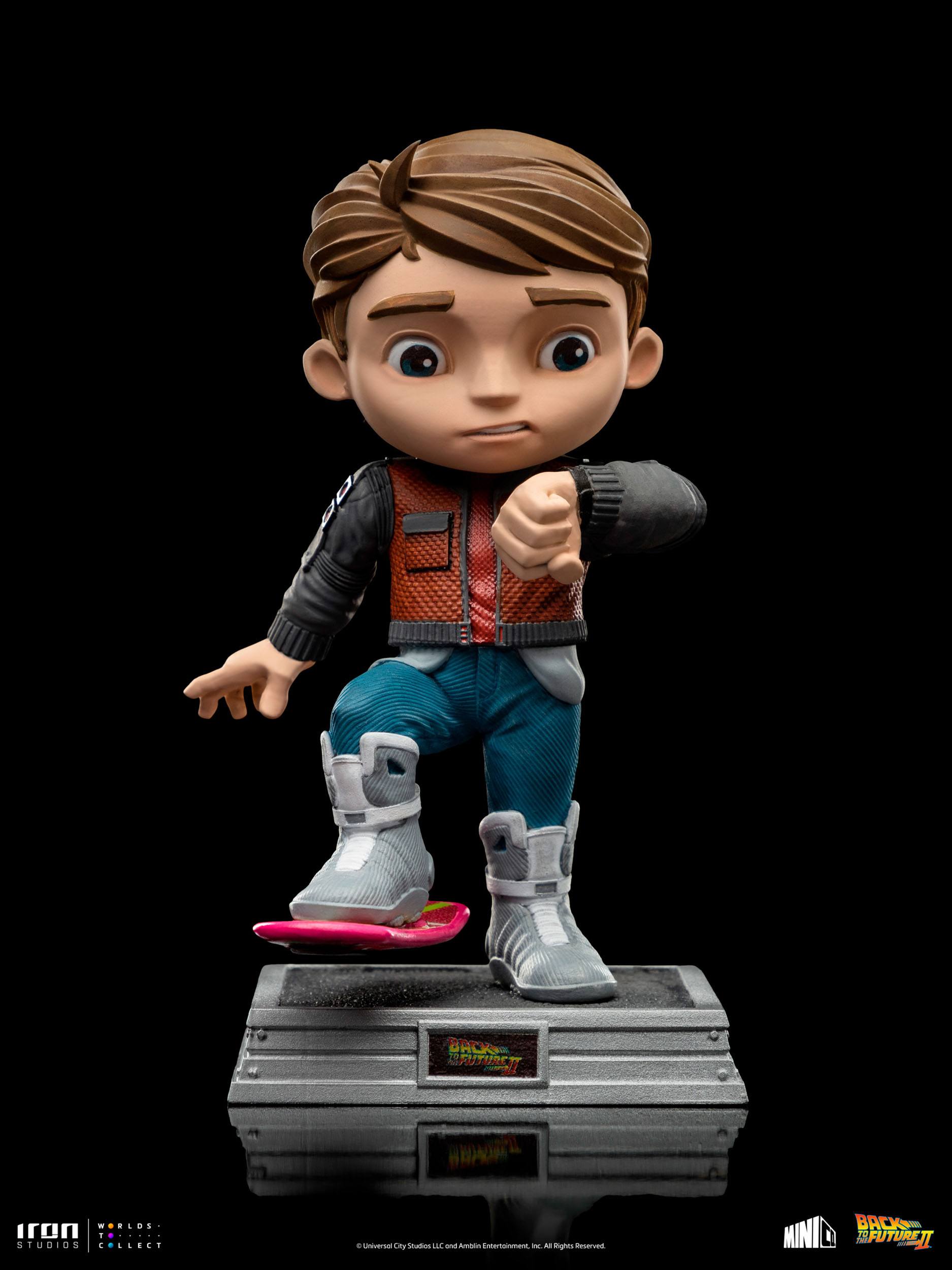 Iron Studios Collectible Back to the Future II Mini Co. PVC Action Figure of Marty McFly